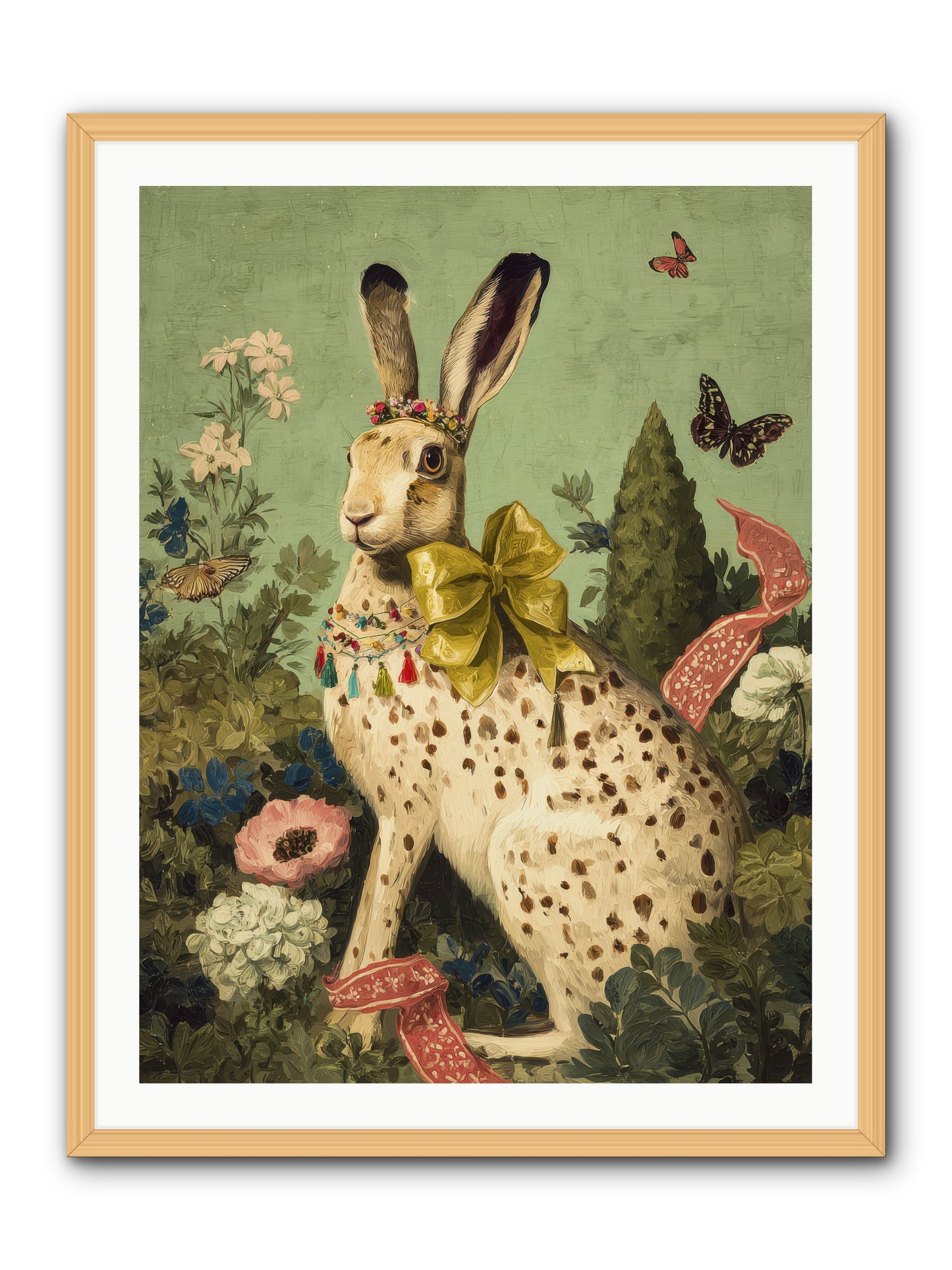 Mossbound reverie no.2 -- Framed Print - Natural 30x40