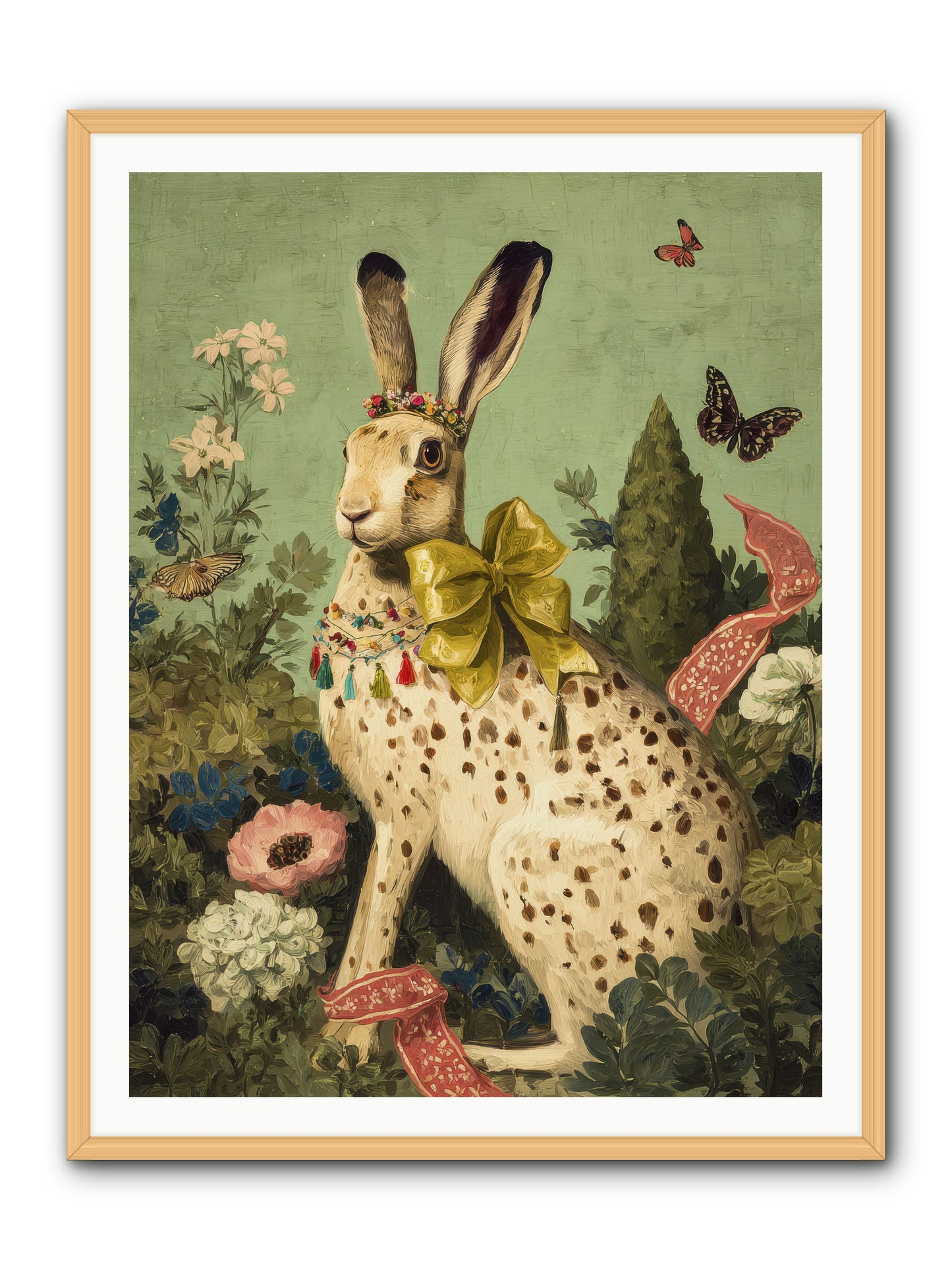 Mossbound reverie no.2 -- Framed Print - Natural 36x48