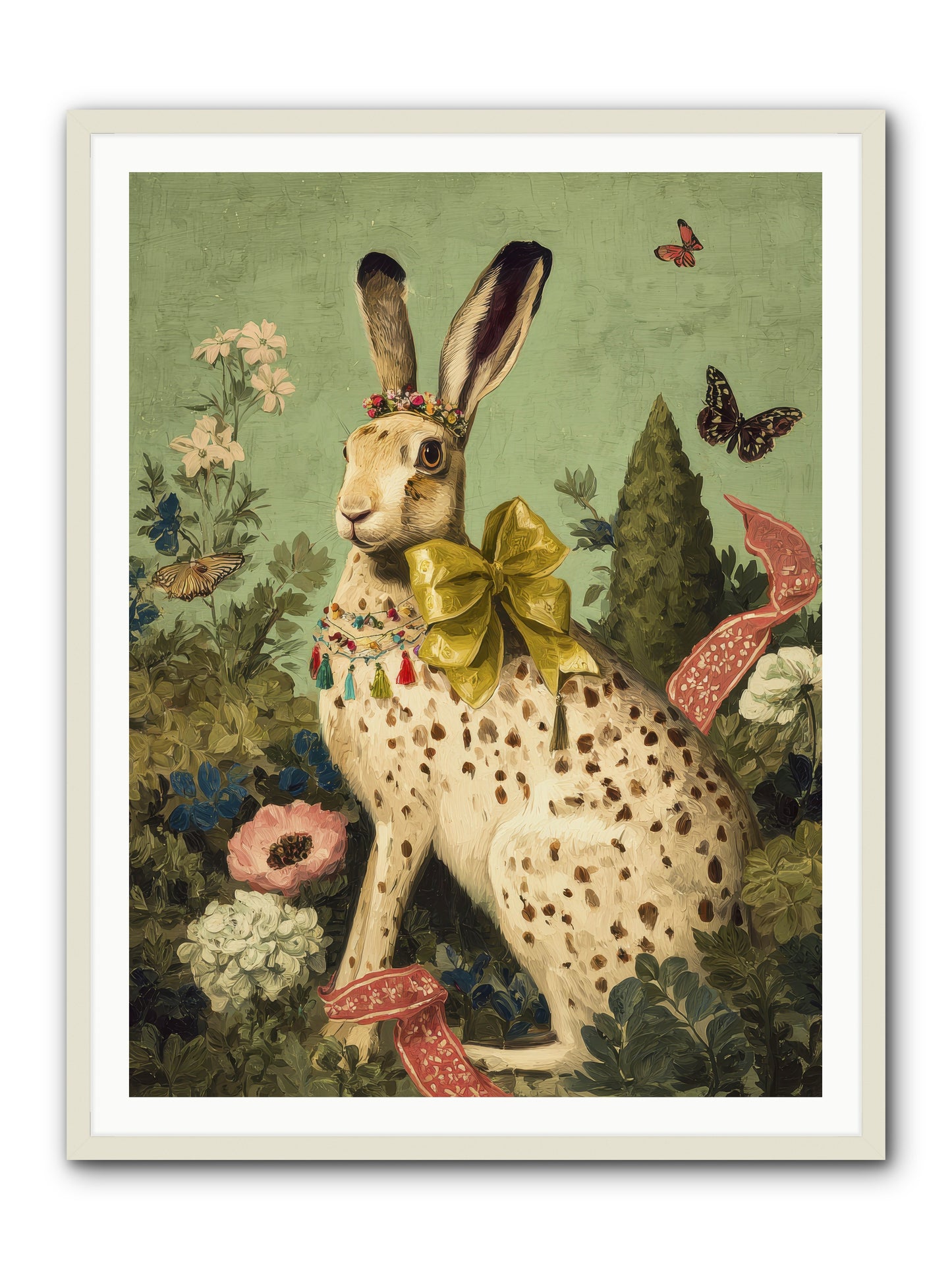 Mossbound reverie no.2 -- Framed Print - White 36x48