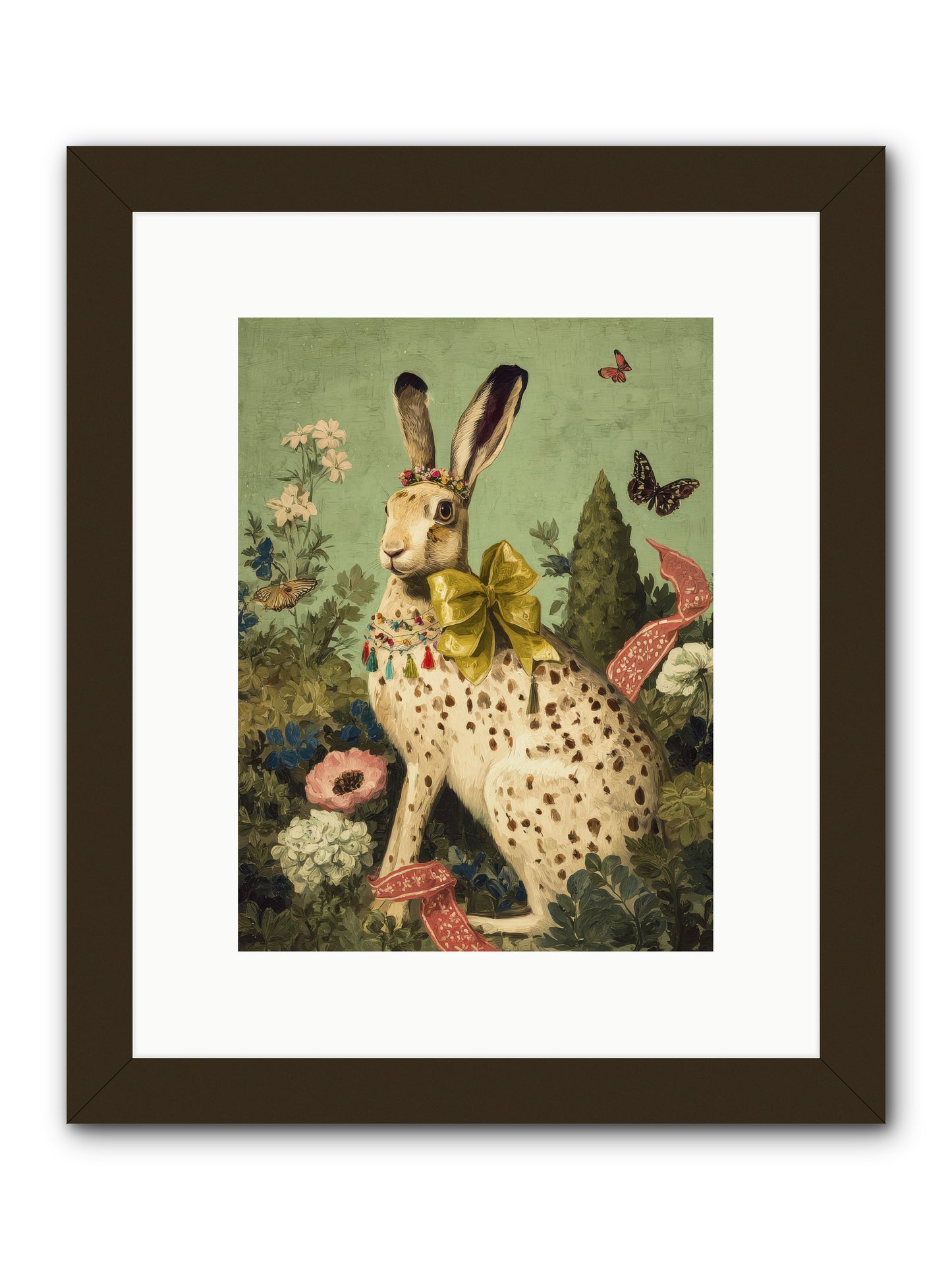 Mossbound reverie no.2 -- Framed Print - Black 9x12