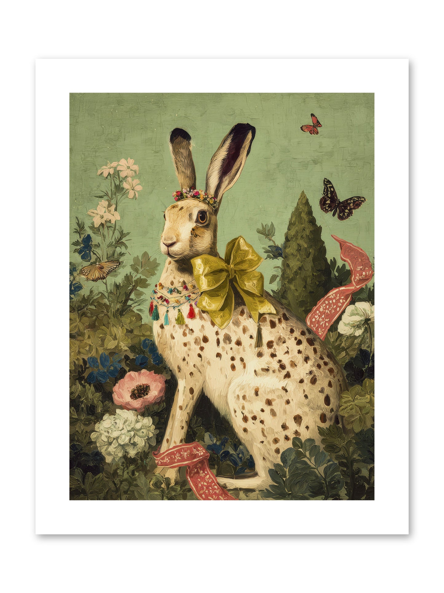 Mossbound reverie no.2 -- Loose Canvas Print 9x12