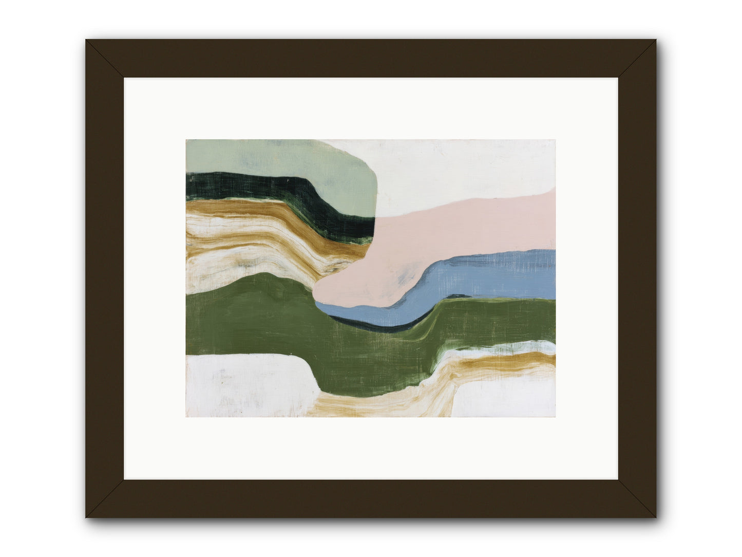 Mosswick Vale -- Framed Print - Black 12x9