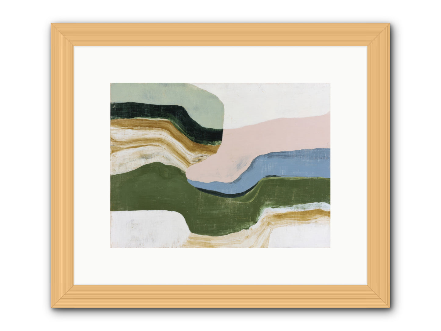 Mosswick Vale -- Framed Print - Natural 12x9