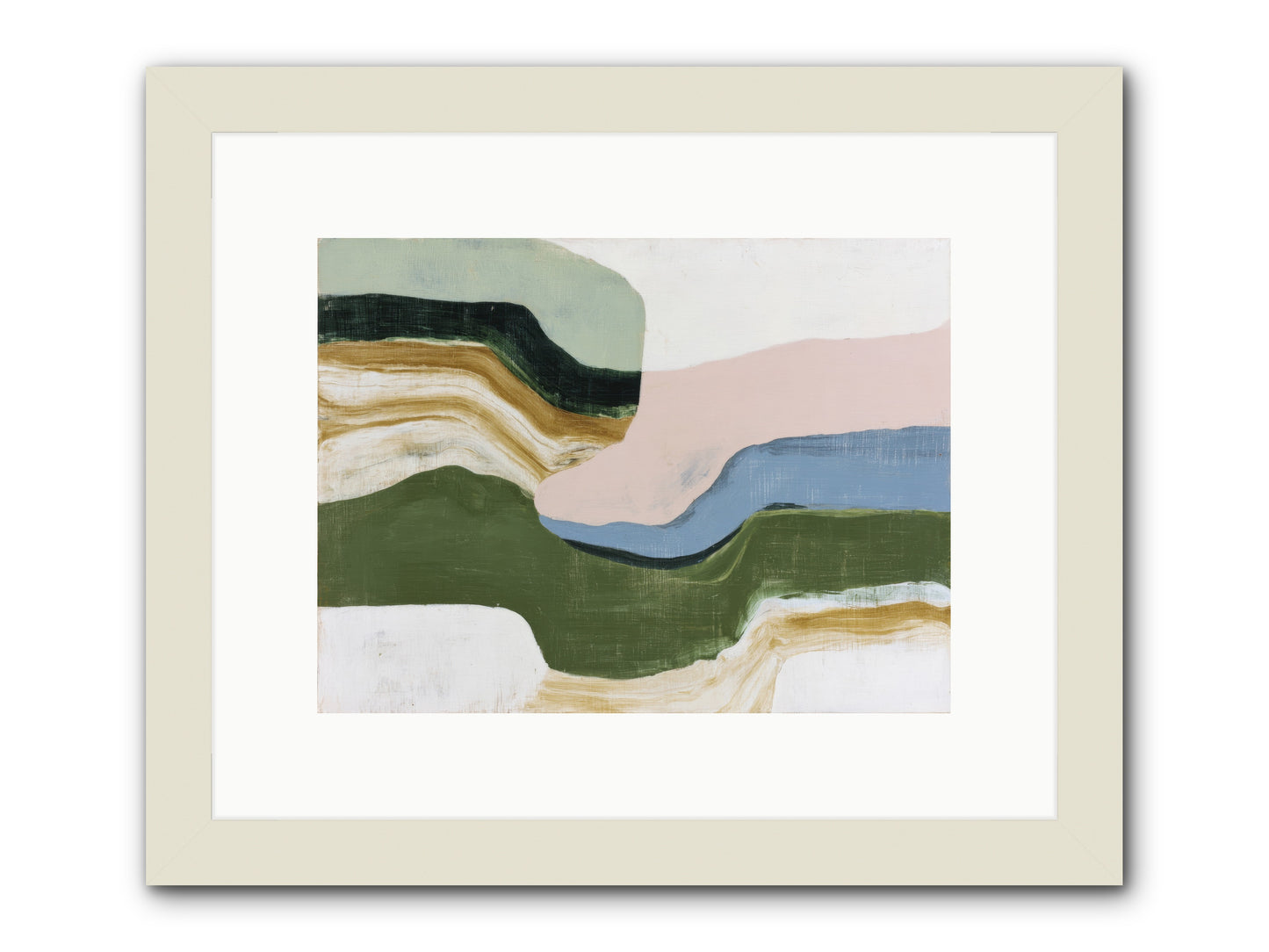 Mosswick Vale -- Framed Print - White 12x9