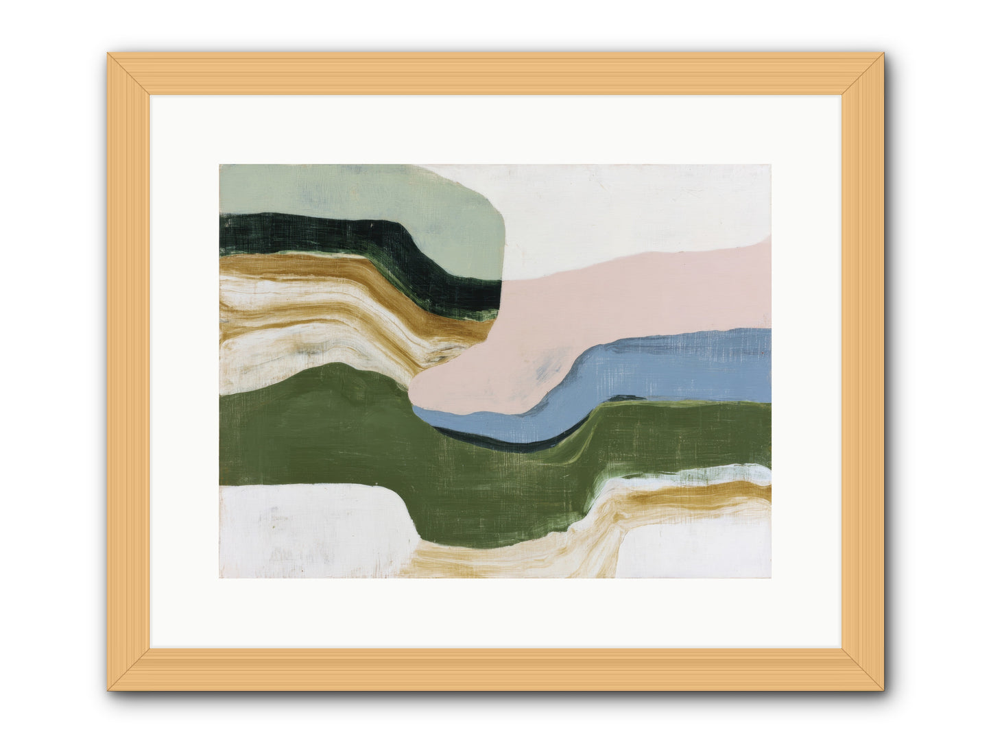 Mosswick Vale -- Framed Print - Natural 16x12