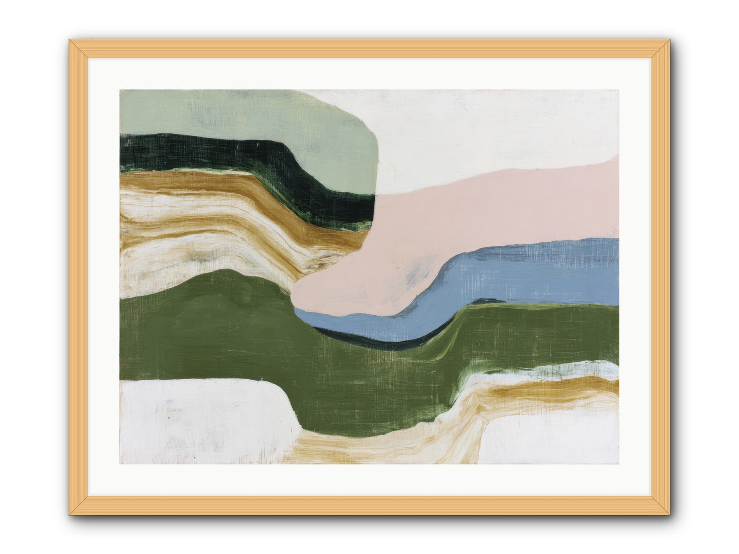 Mosswick Vale -- Framed Print - Natural 32x24