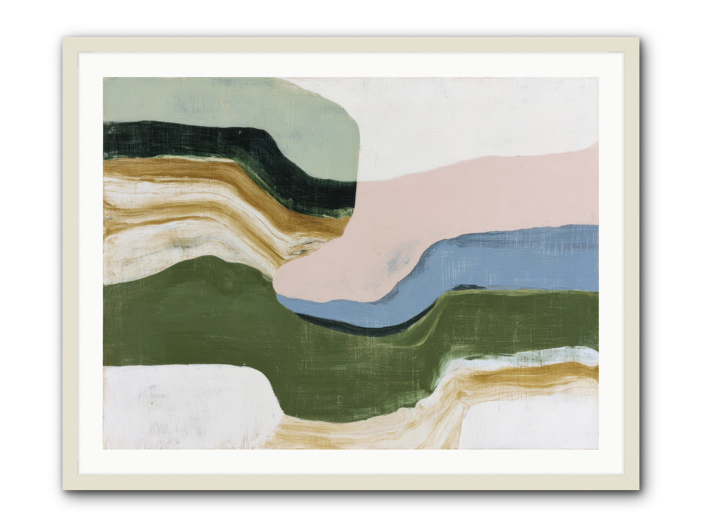Mosswick Vale -- Framed Print - White 40x30