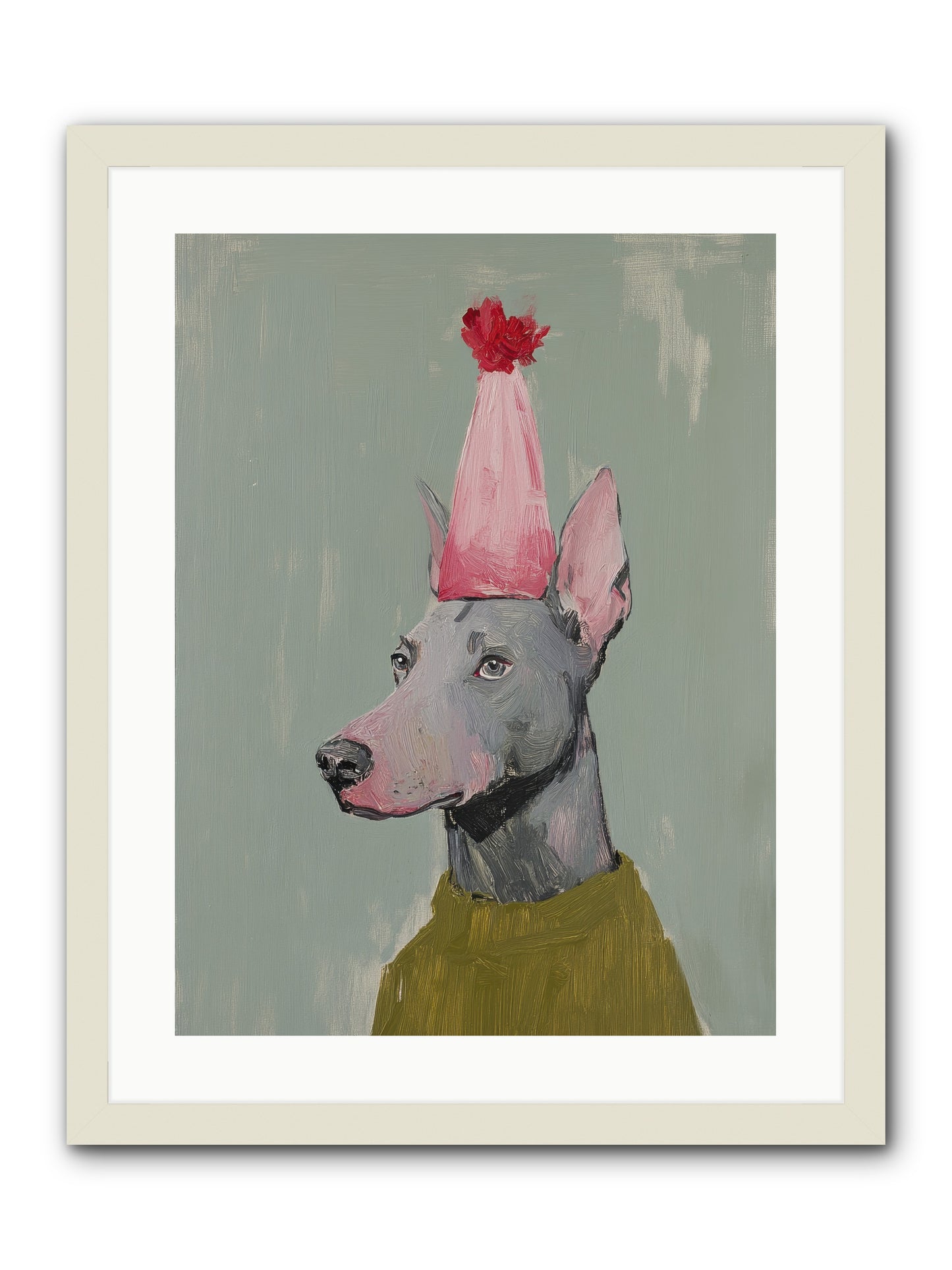 Most Beloved -- Framed Print - White 18x24