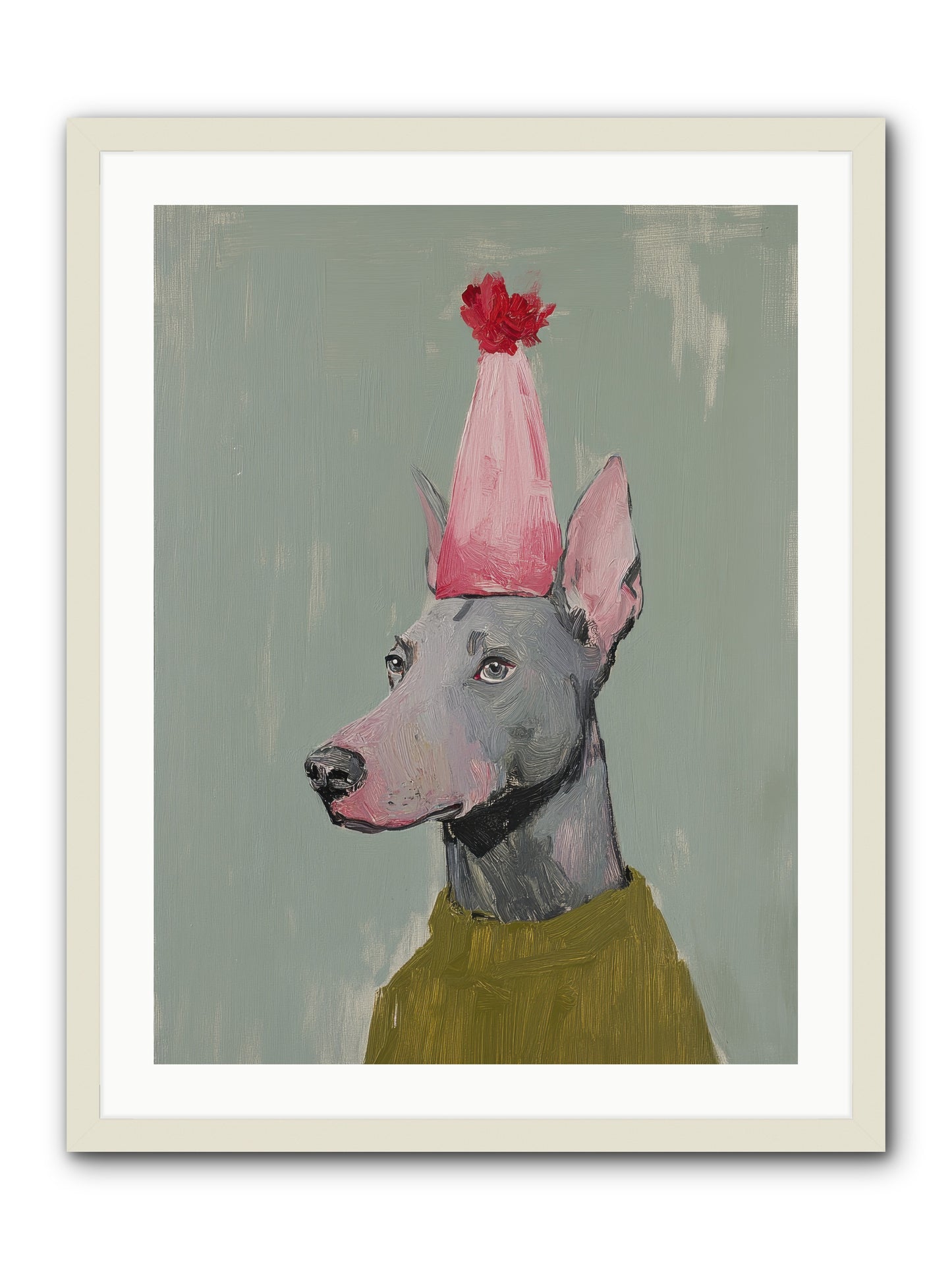 Most Beloved -- Framed Print - White 24x32