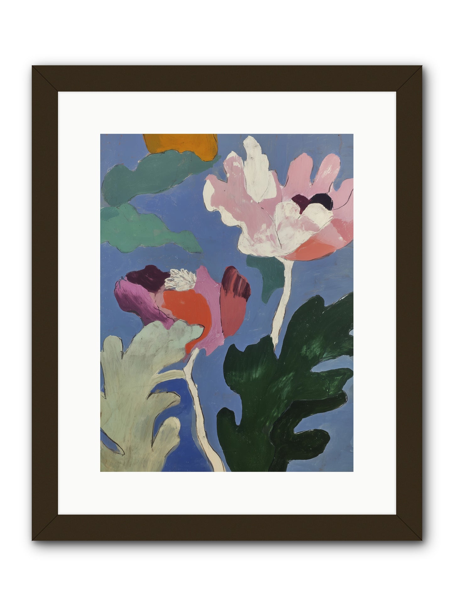 Moth in Fog -- Framed Print - Black 12x16