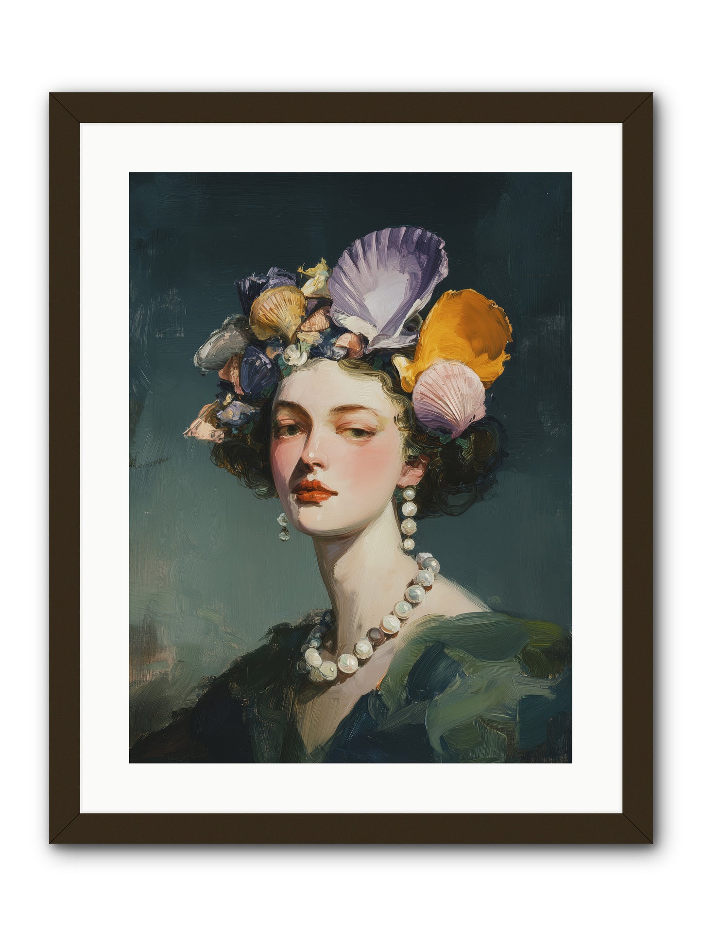 Mother Sea -- Framed Print - Black 18x24