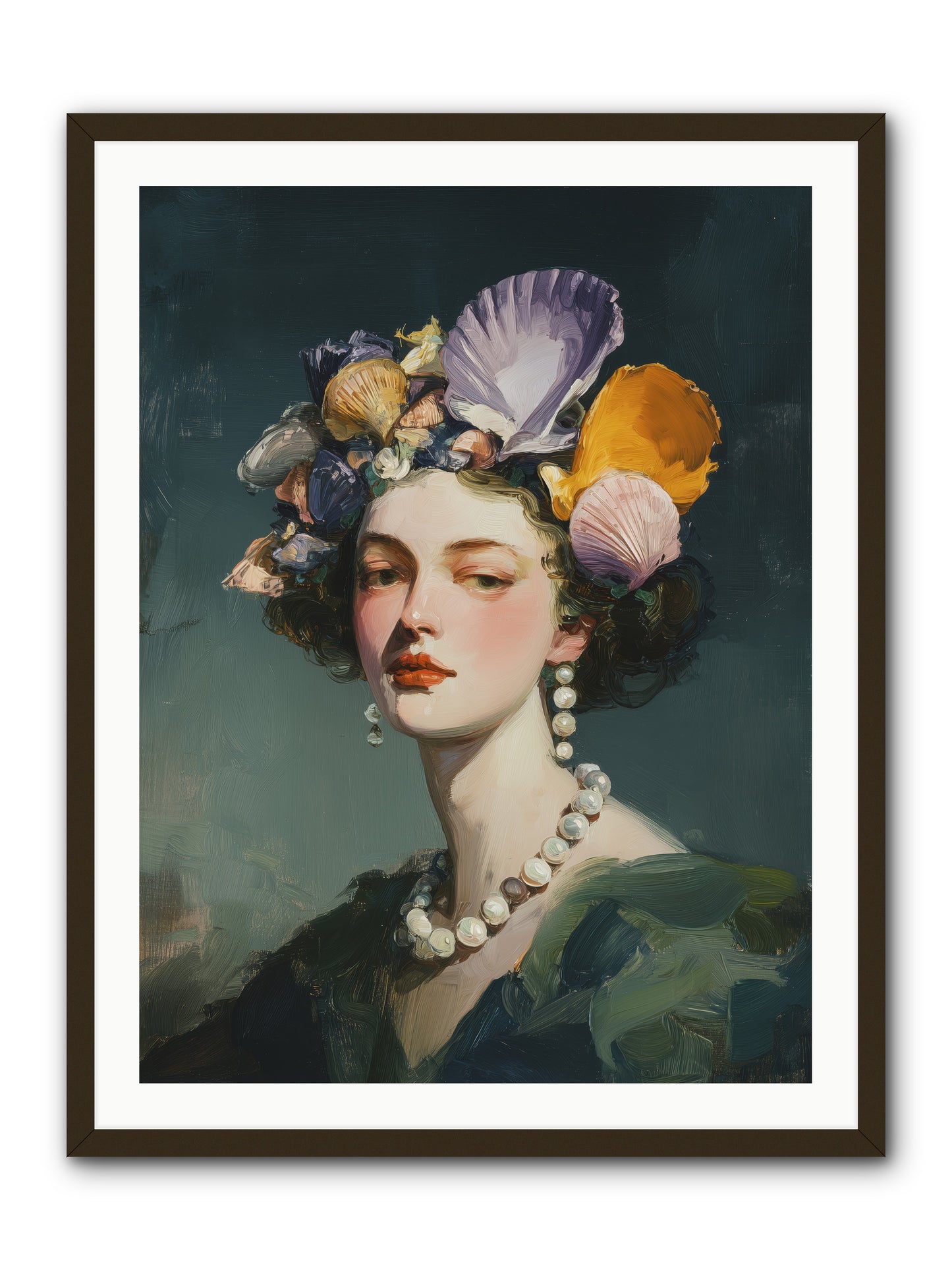 Mother Sea -- Framed Print - Black 30x40