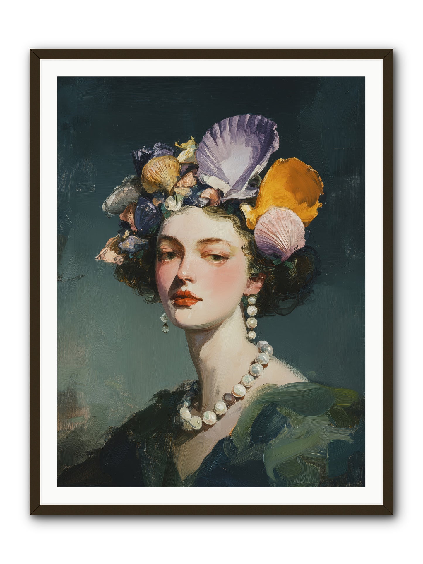 Mother Sea -- Framed Print - Black 36x48