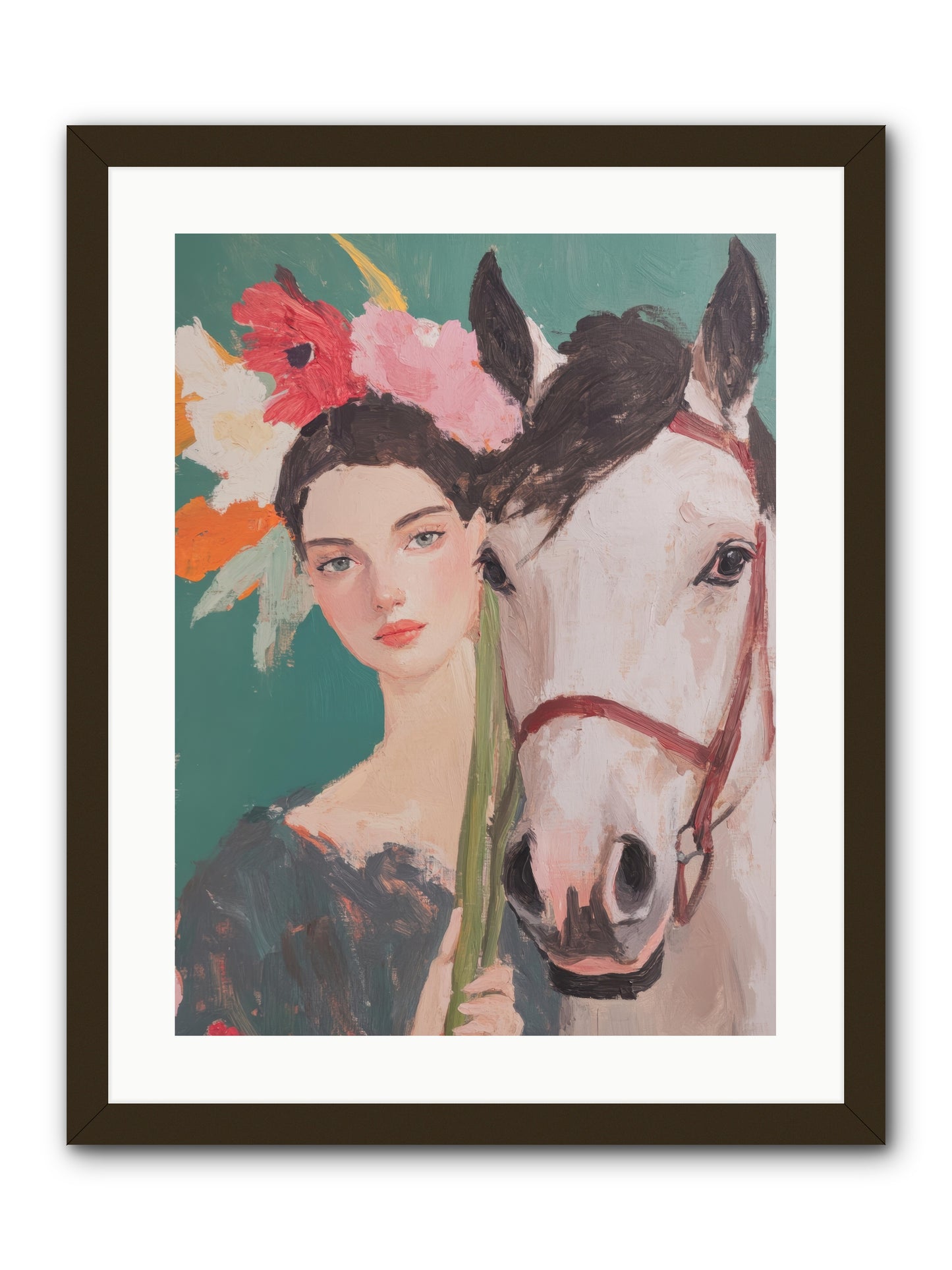 Mountain Echo -- Framed Print - Black 18x24