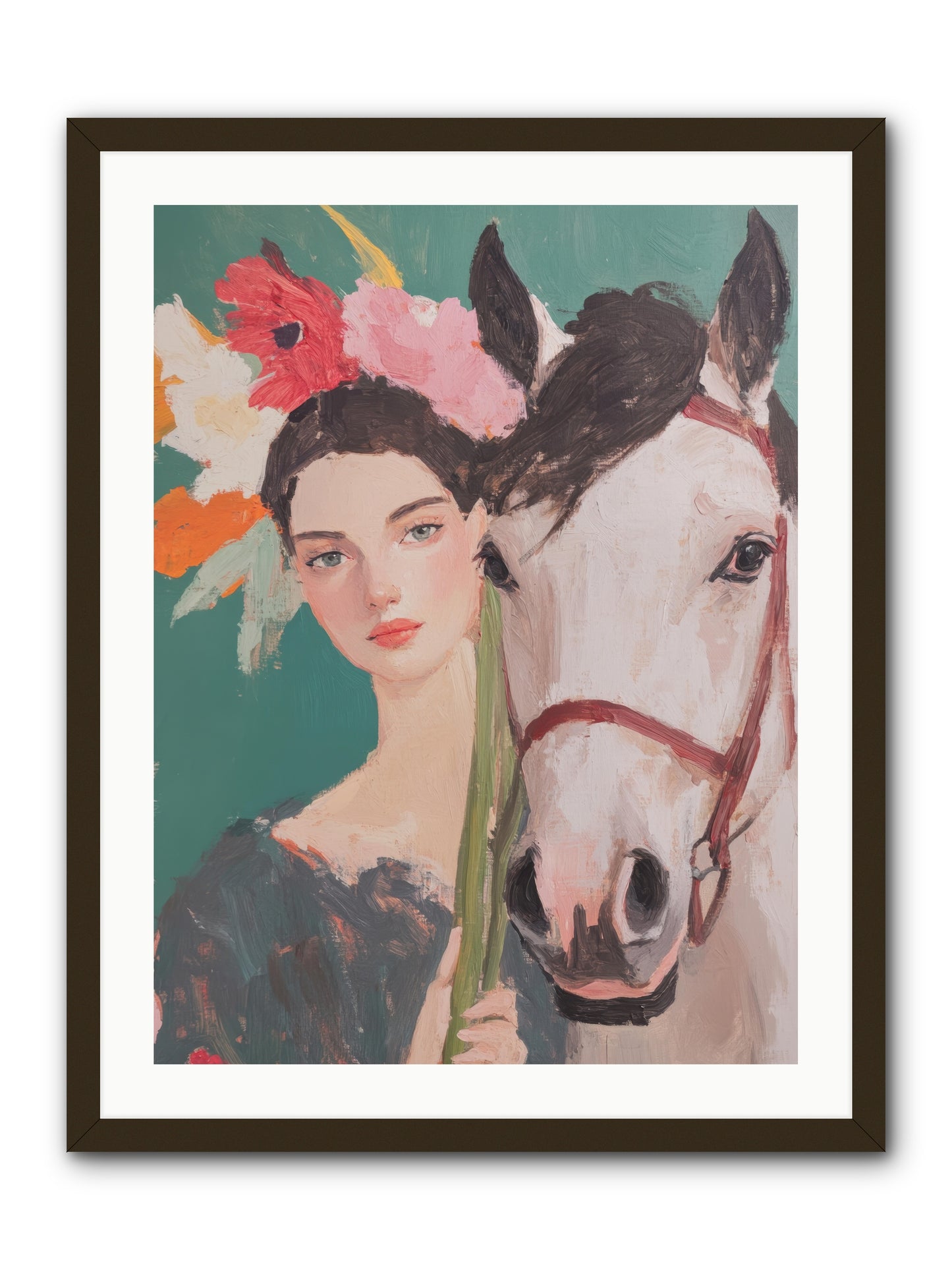 Mountain Echo -- Framed Print - Black 24x32