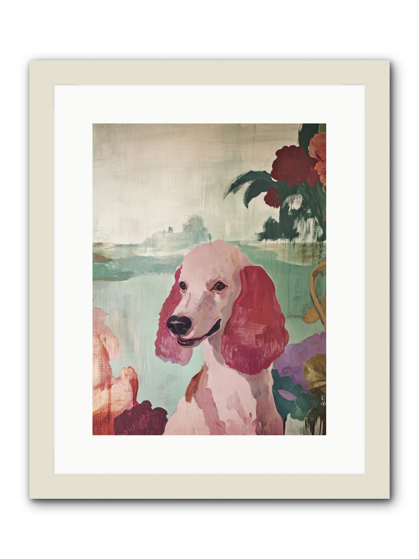 Muffin -- Framed Print - White 12x16