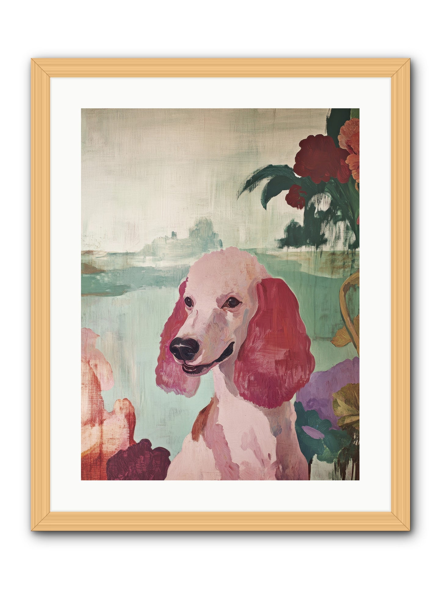 Muffin -- Framed Print - Natural 18x24