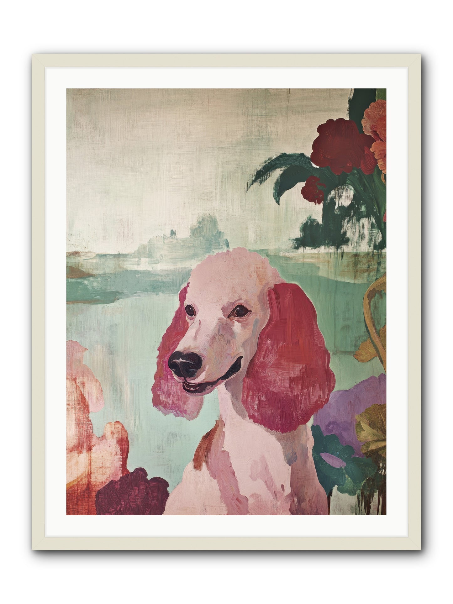 Muffin -- Framed Print - White 30x40