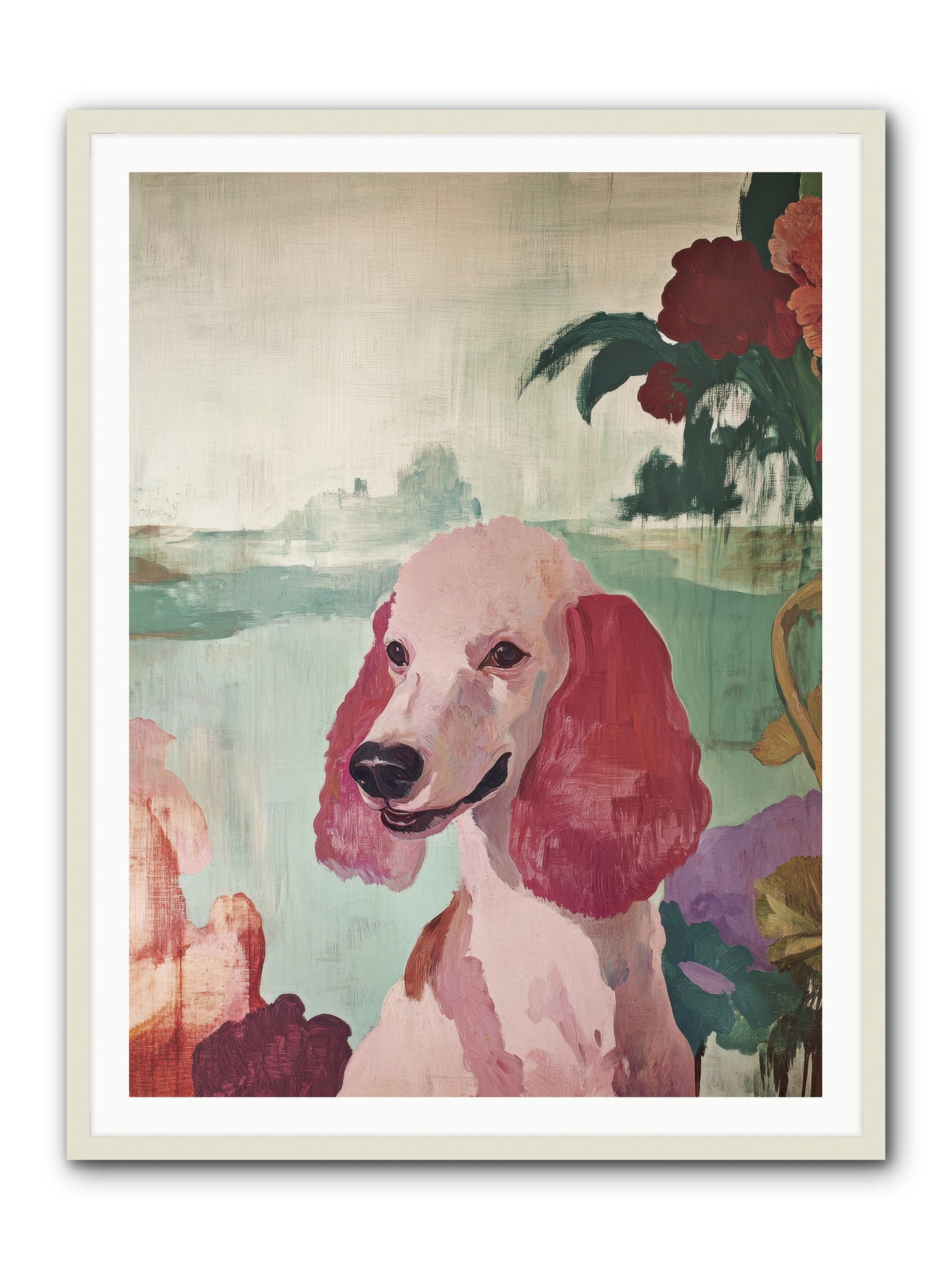 Muffin -- Framed Print - White 36x48