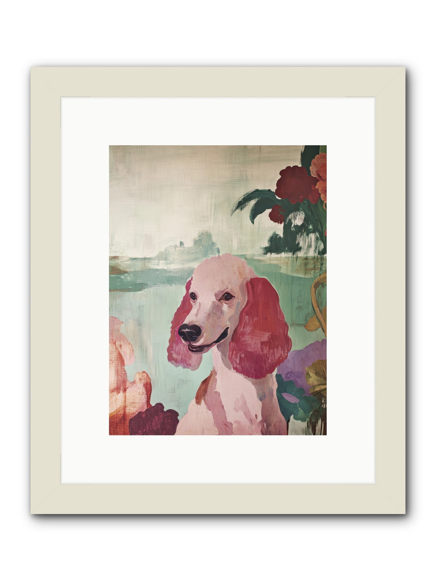 Muffin -- Framed Print - White 9x12