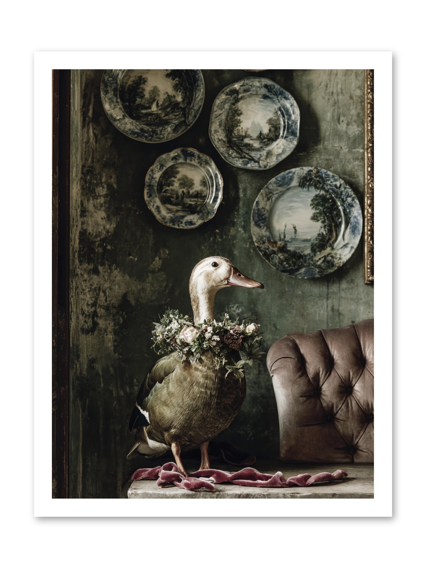 Mulberry -- Loose Canvas Print 18x24
