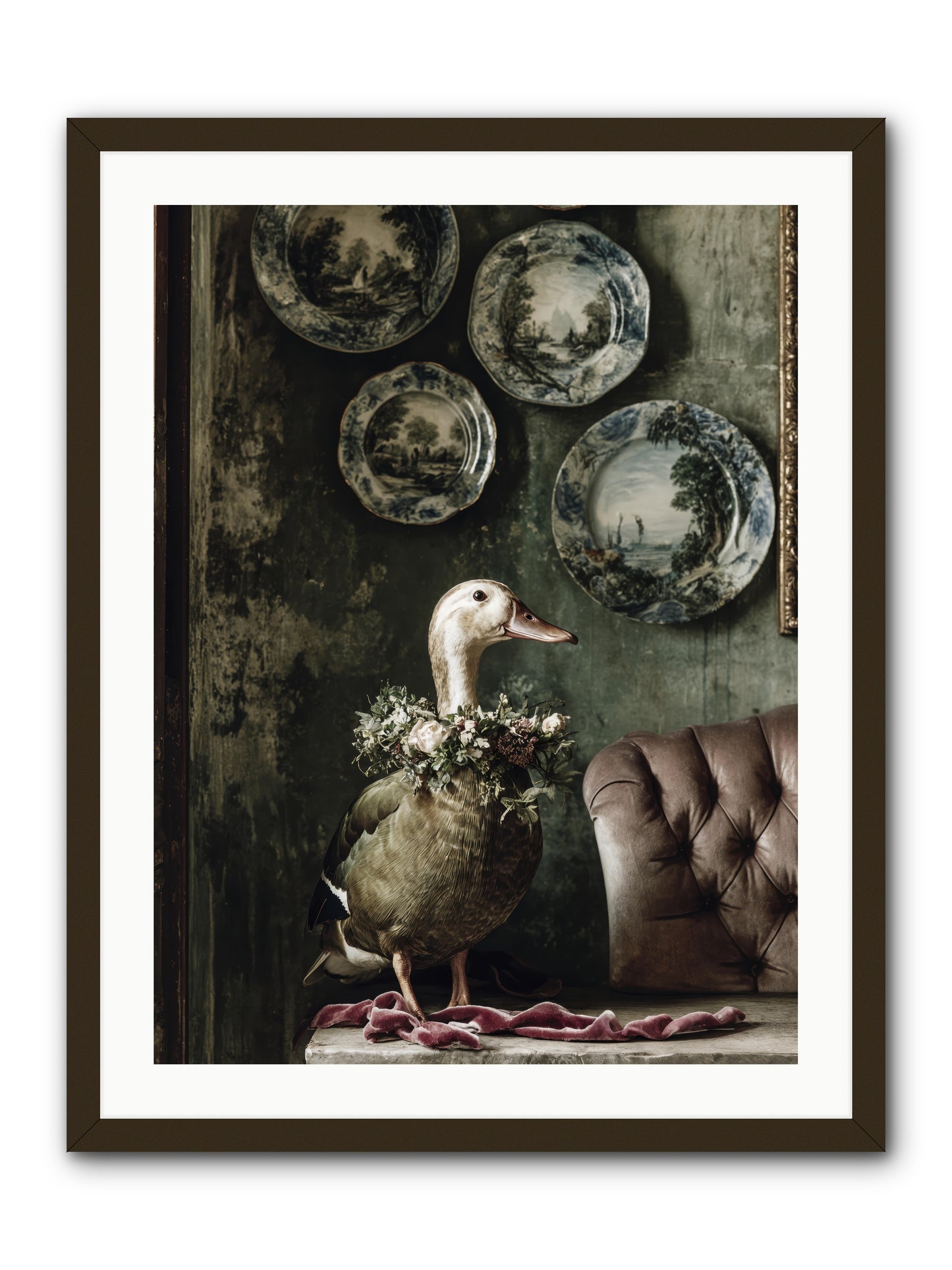 Mulberry -- Framed Print - Black 24x32