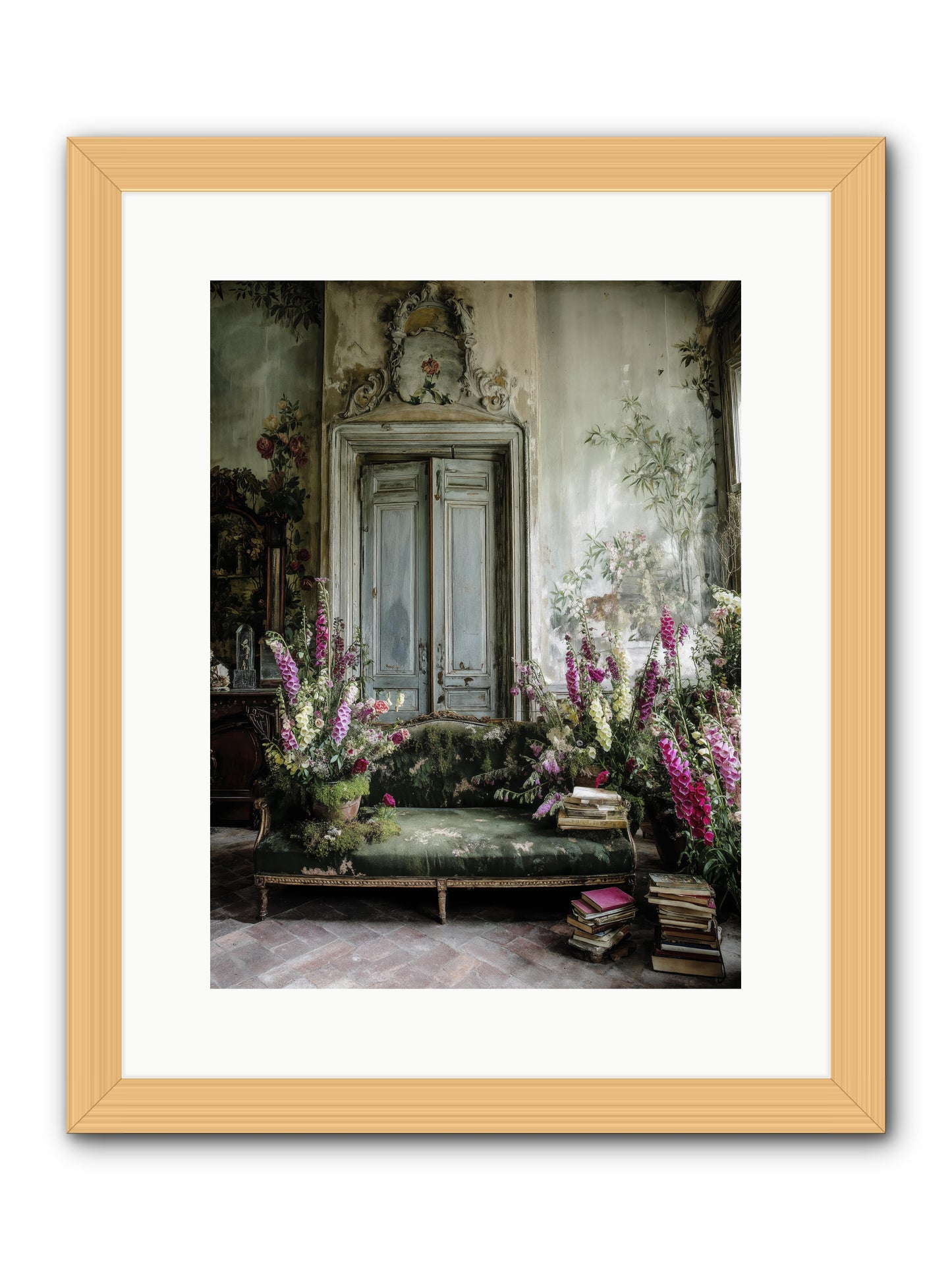Music of the heart -- Framed Print - Natural 12x16