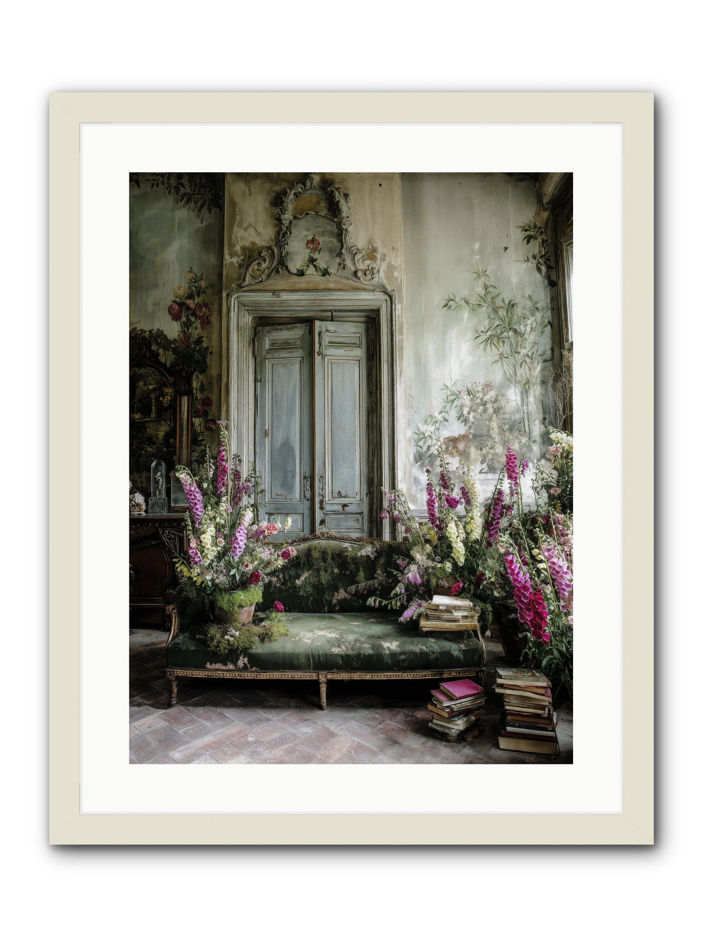 Music of the heart -- Framed Print - White 18x24