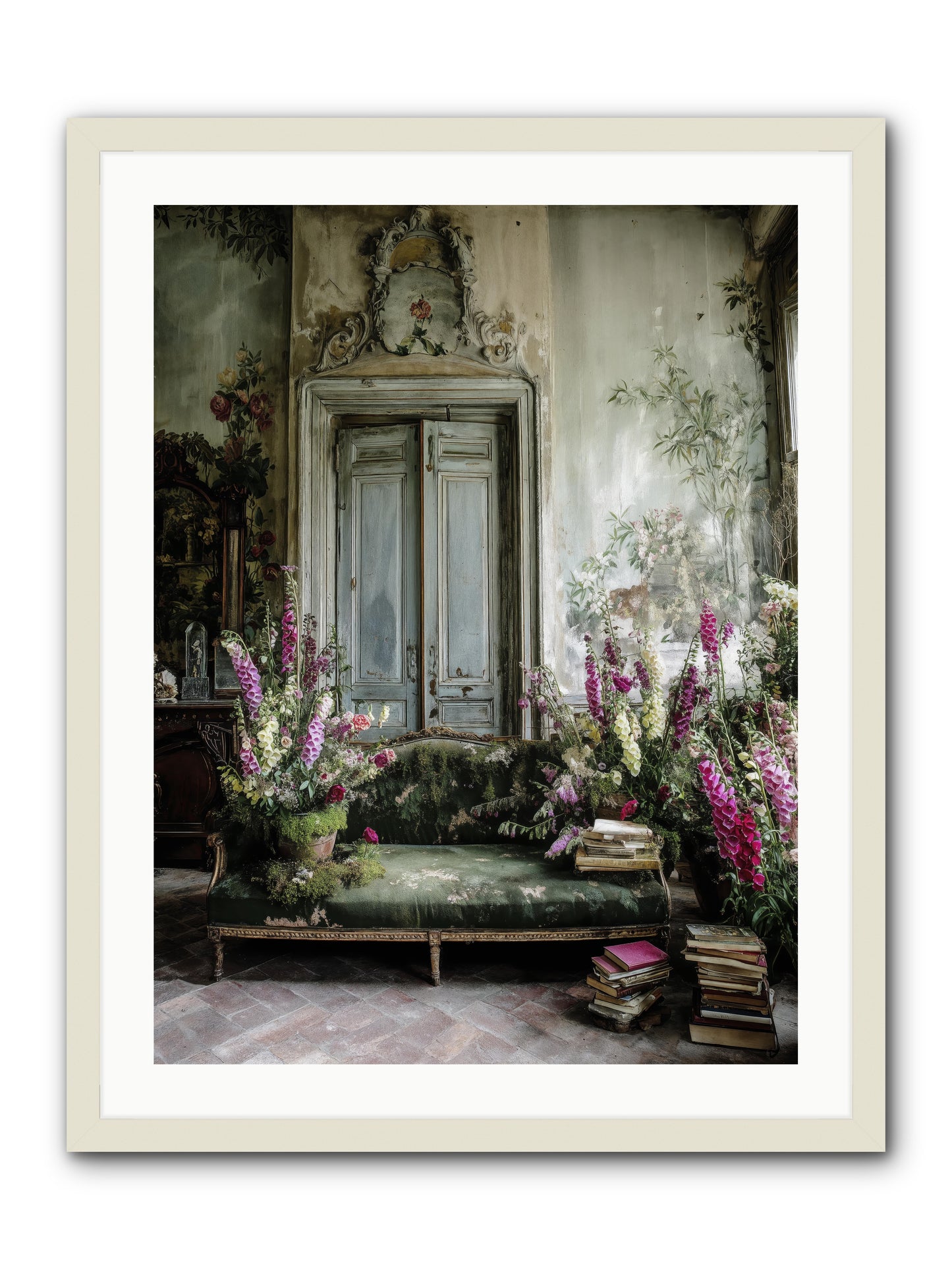 Music of the heart -- Framed Print - White 24x32