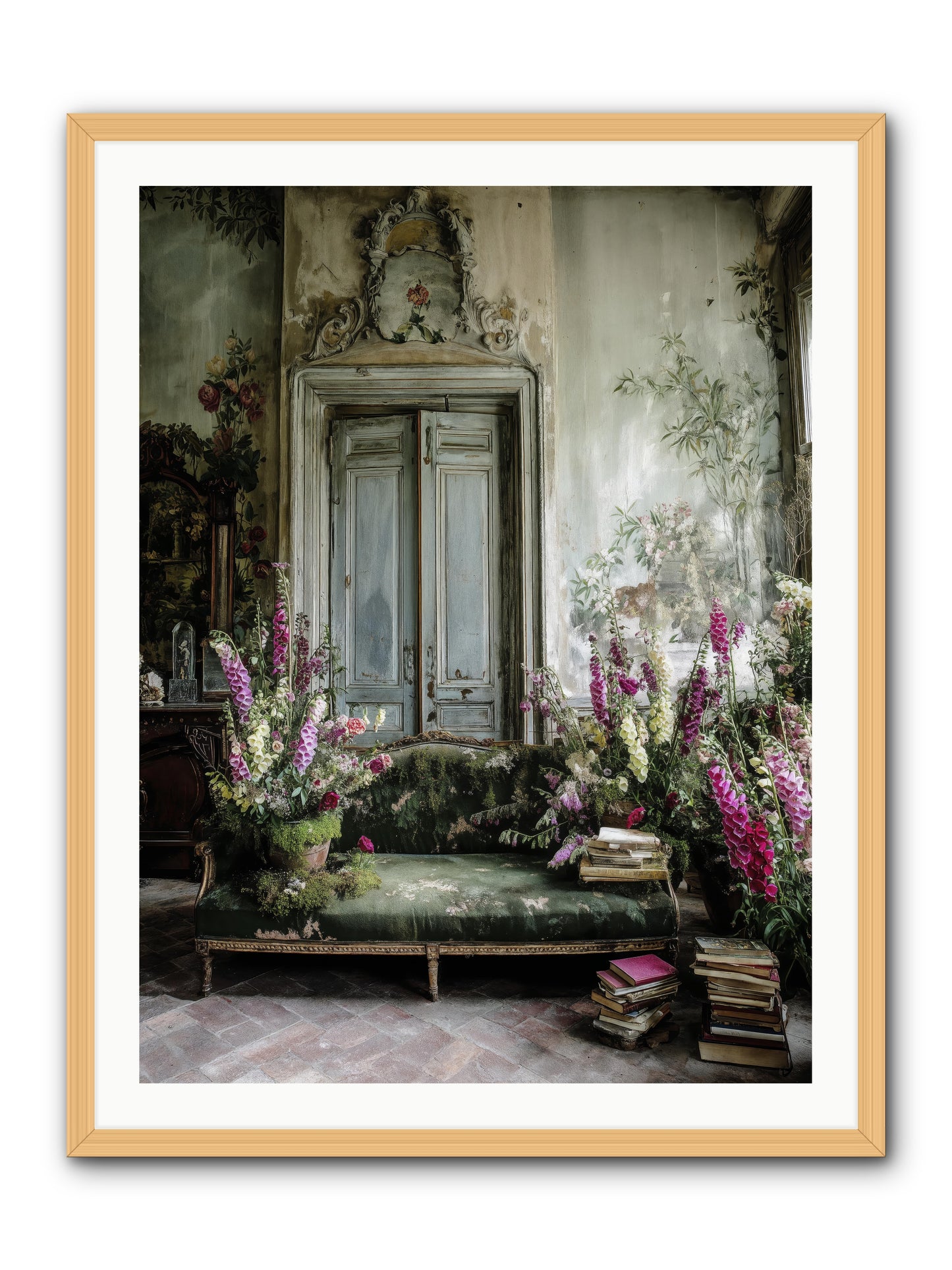 Music of the heart -- Framed Print - Natural 30x40