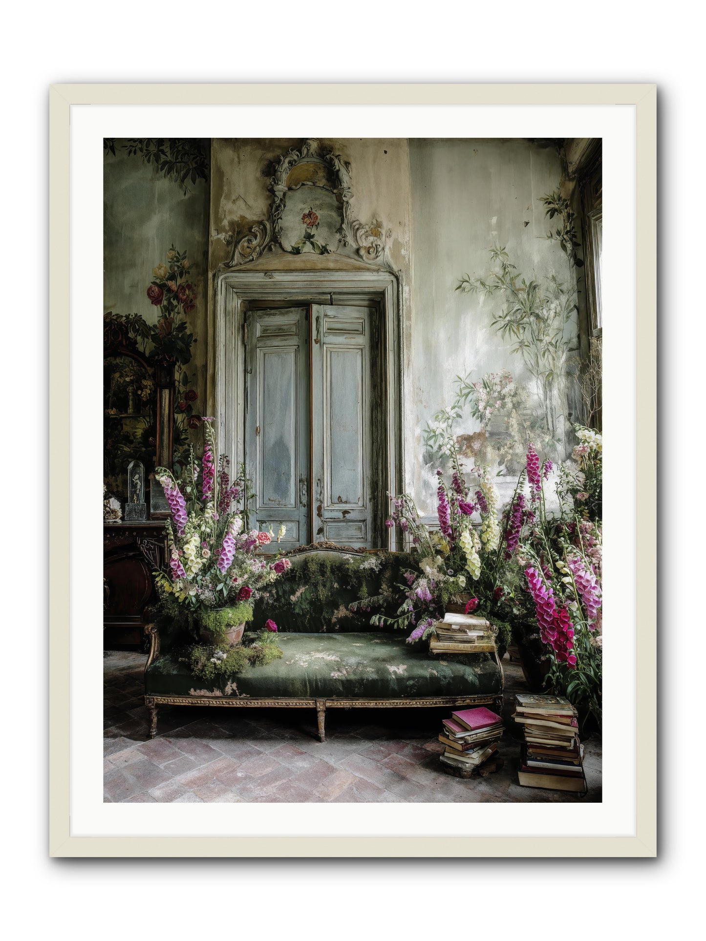 Music of the heart -- Framed Print - White 30x40