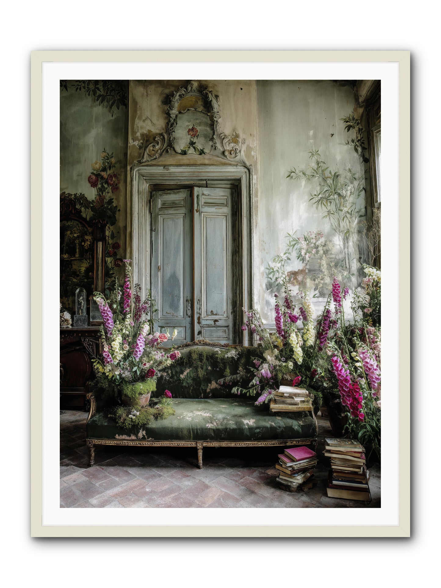 Music of the heart -- Framed Print - White 36x48