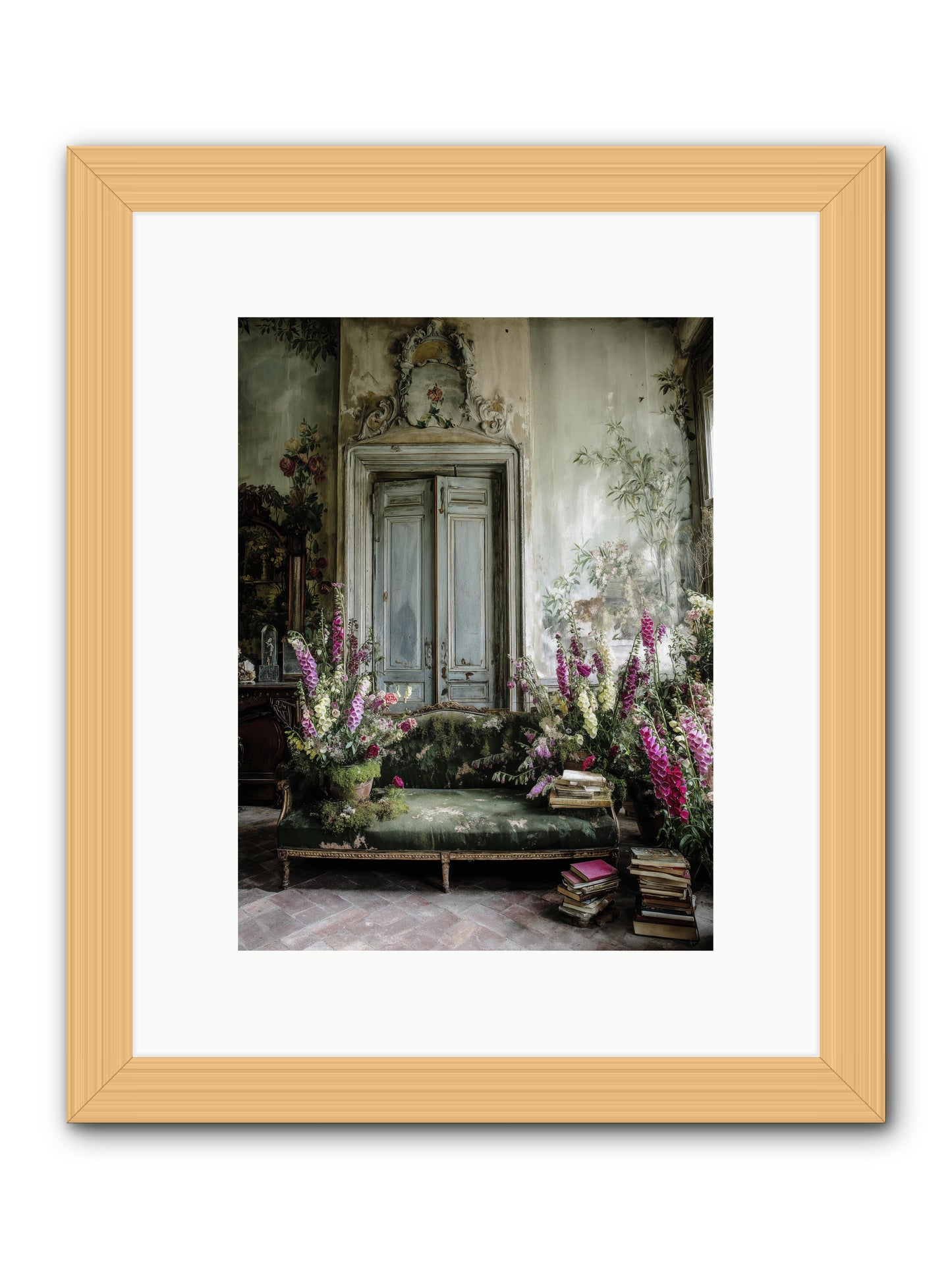 Music of the heart -- Framed Print - Natural 9x12