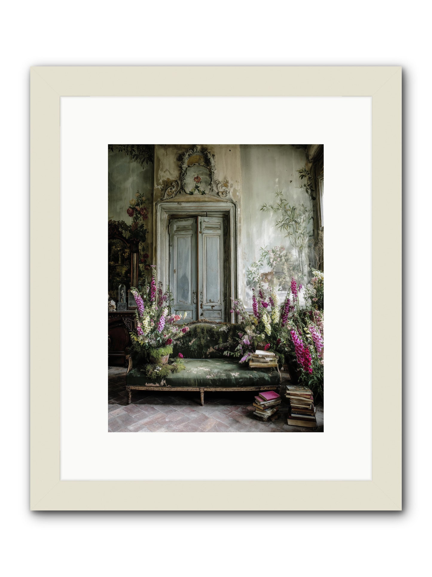 Music of the heart -- Framed Print - White 9x12