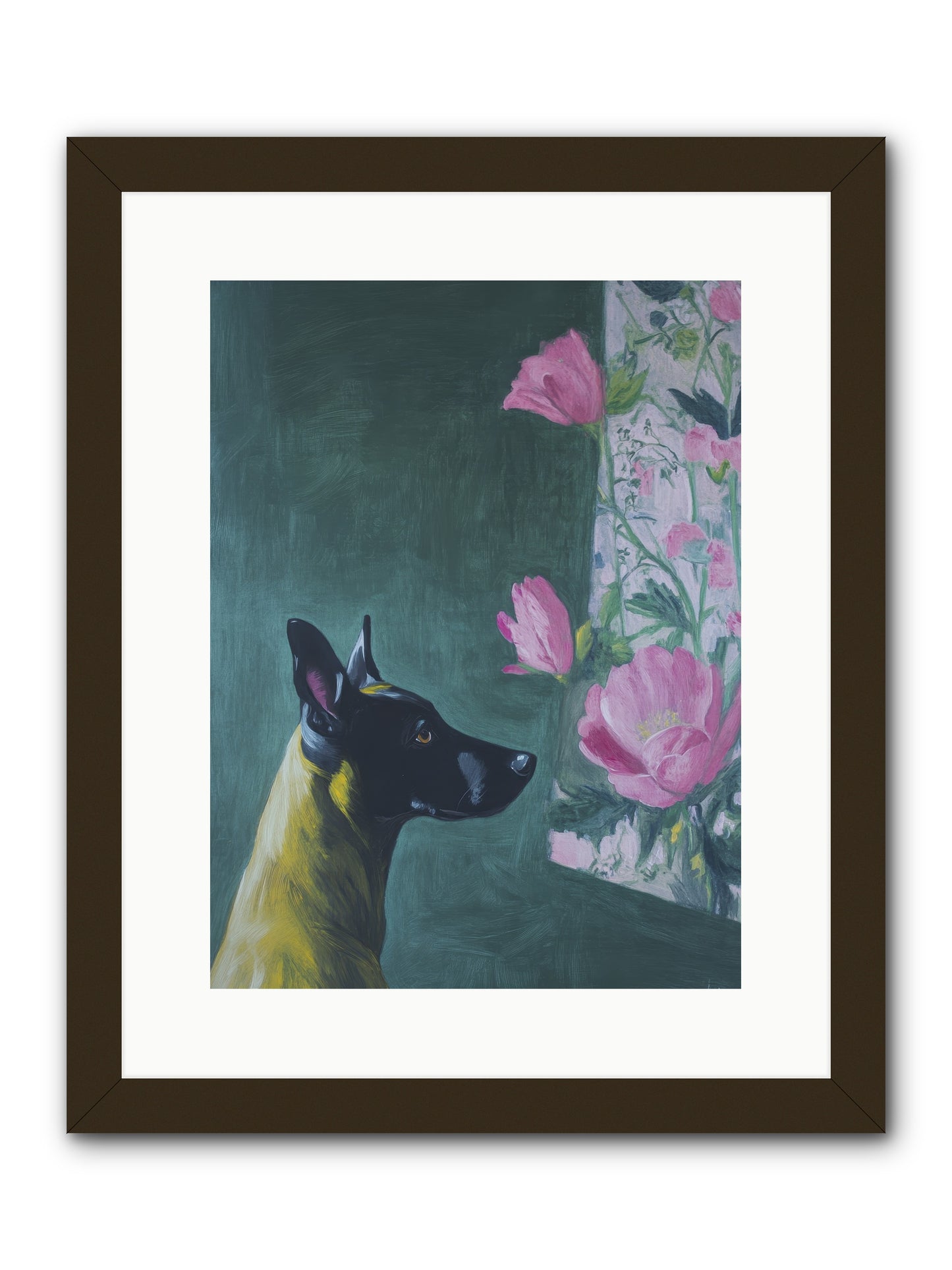 My Dashing Fellow -- Framed Print - Black 12x16