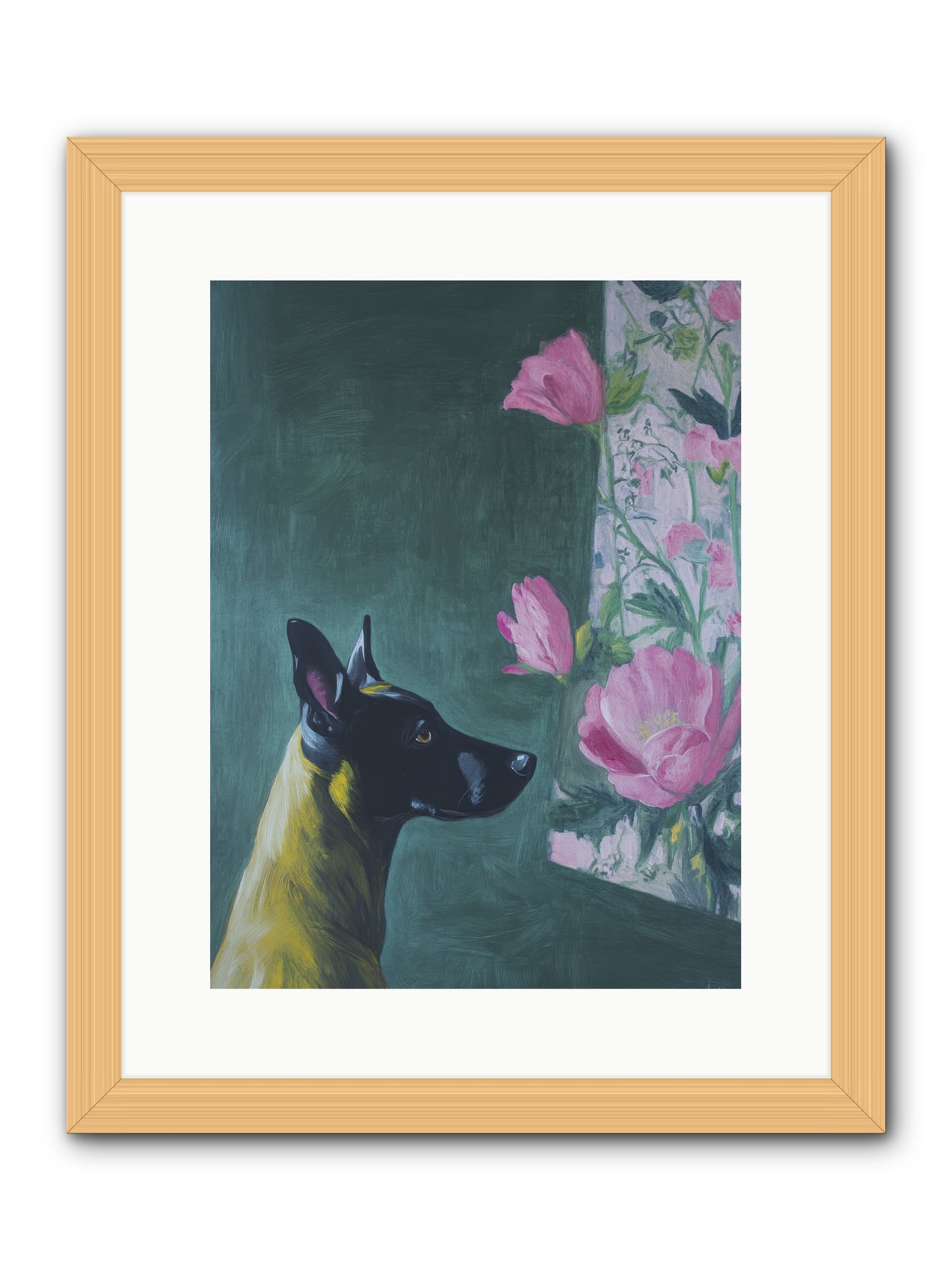 My Dashing Fellow -- Framed Print - Natural 12x16