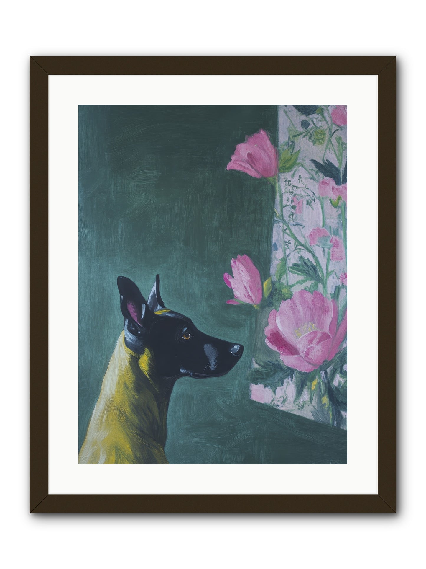 My Dashing Fellow -- Framed Print - Black 18x24
