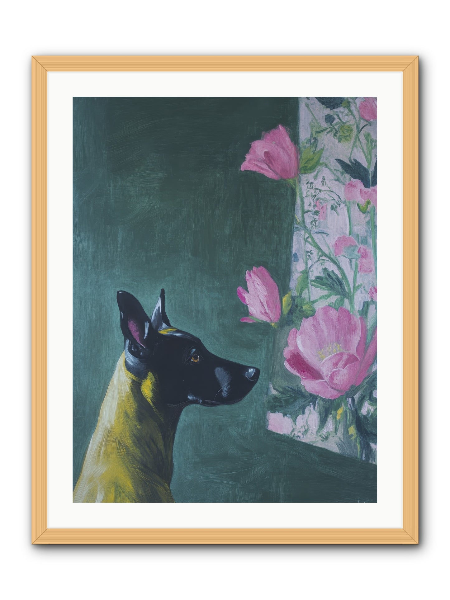 My Dashing Fellow -- Framed Print - Natural 24x32