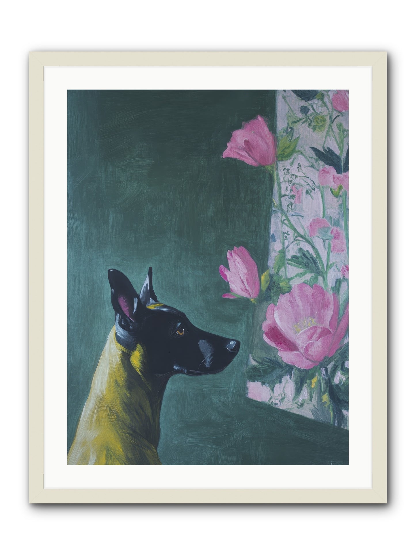 My Dashing Fellow -- Framed Print - White 24x32