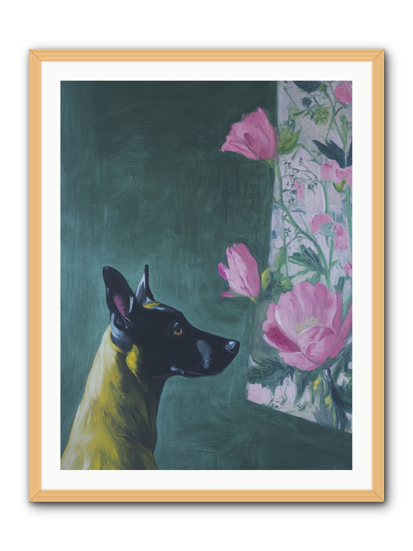 My Dashing Fellow -- Framed Print - Natural 30x40