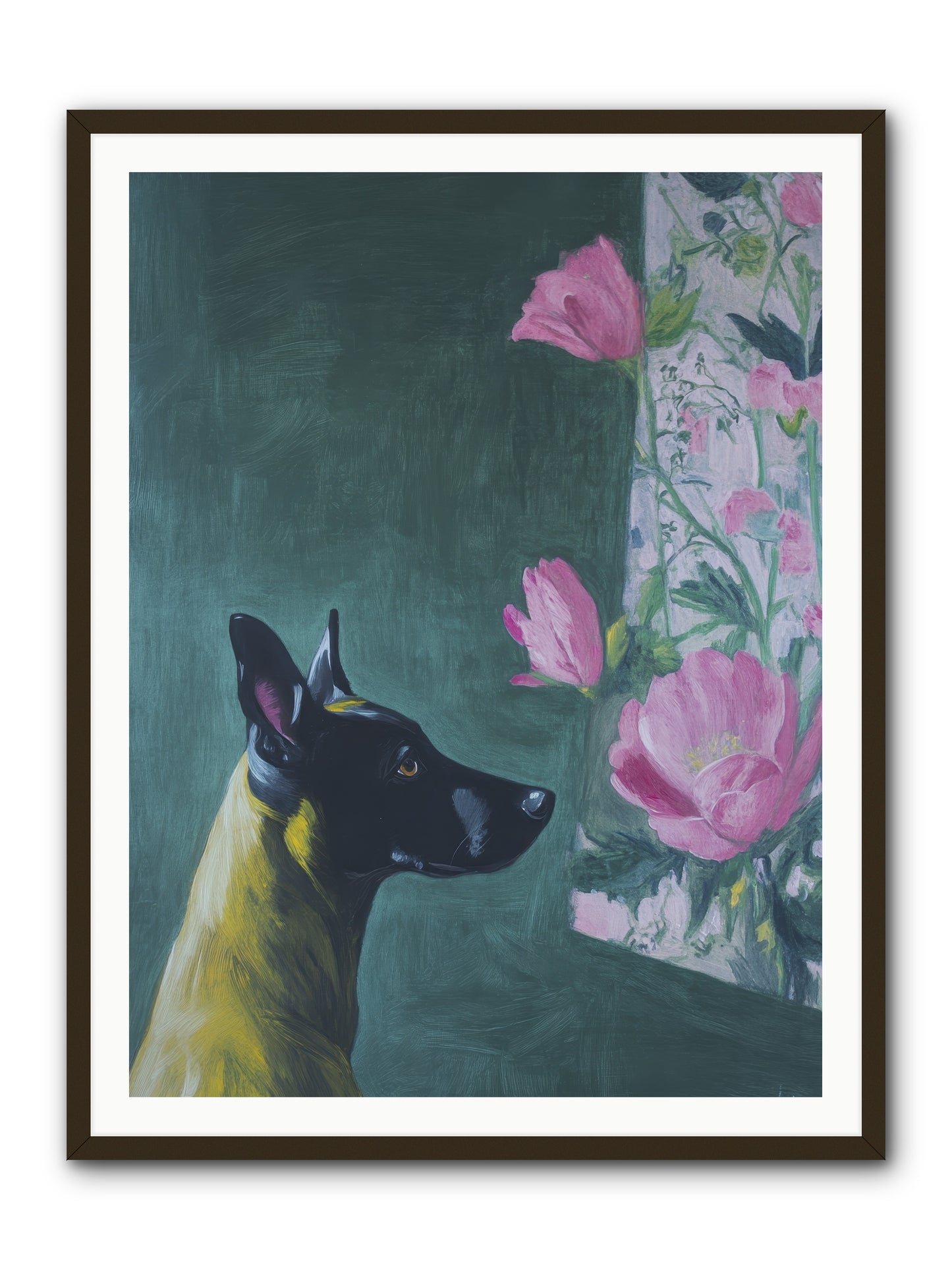 My Dashing Fellow -- Framed Print - Black 36x48