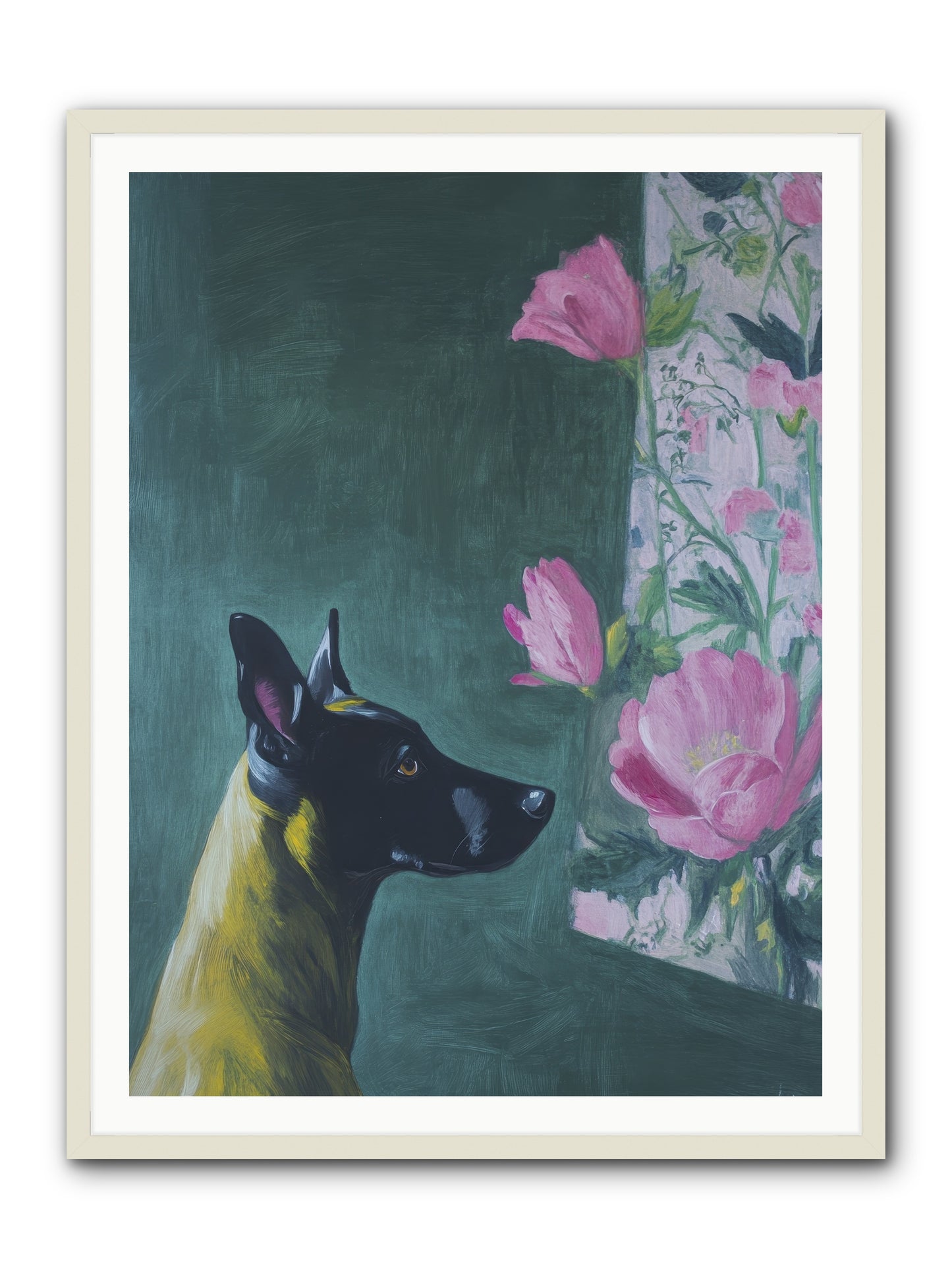 My Dashing Fellow -- Framed Print - White 36x48