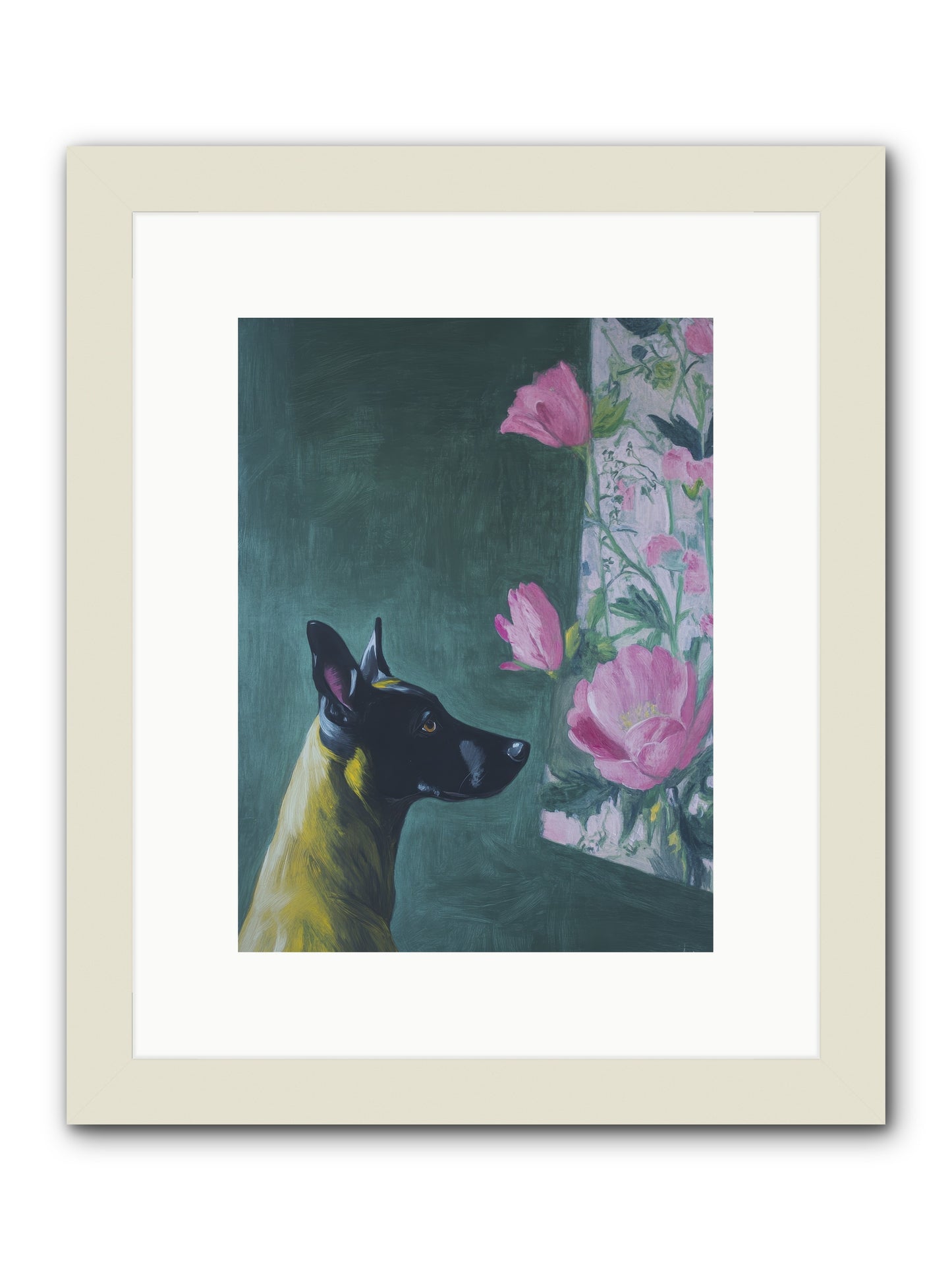 My Dashing Fellow -- Framed Print - White 9x12