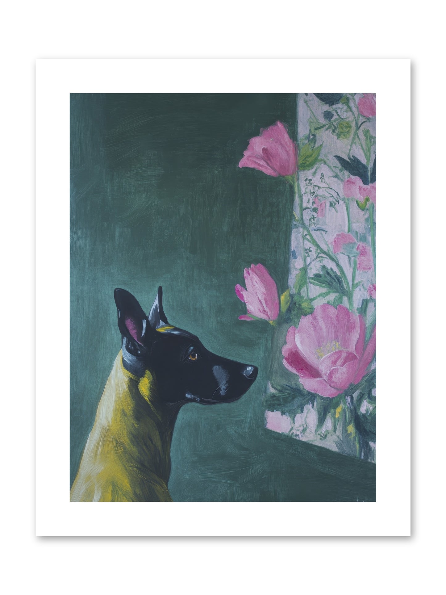 My Dashing Fellow -- Loose Canvas Print 9x12