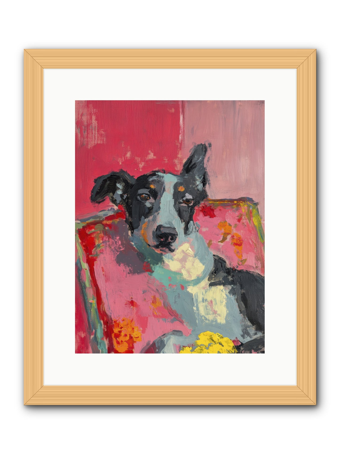 My Forever Buddy -- Framed Print - Natural 12x16