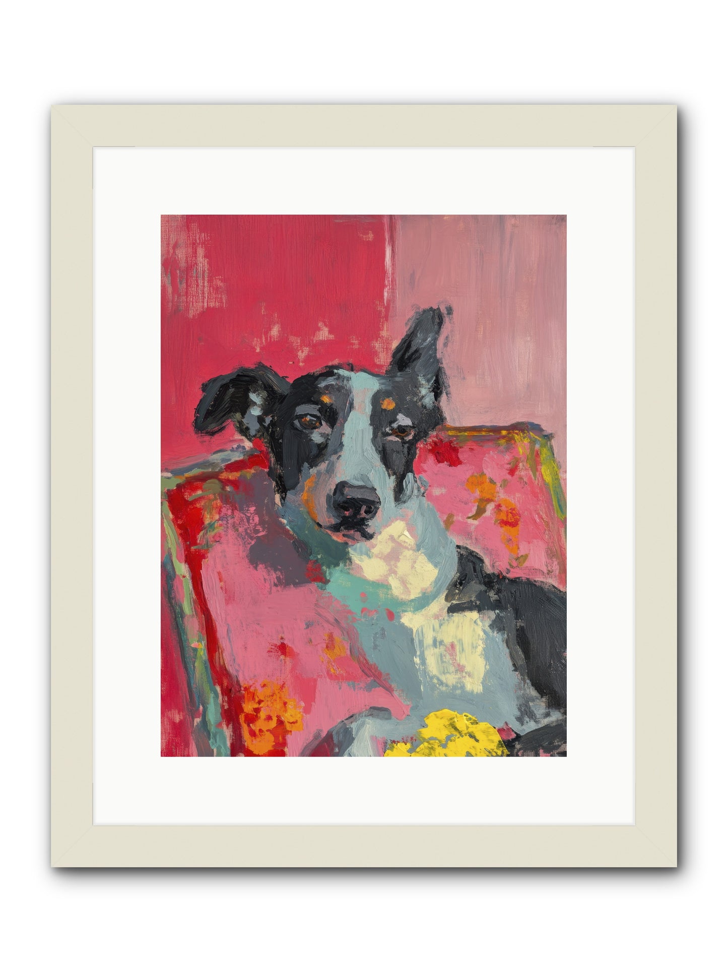 My Forever Buddy -- Framed Print - White 12x16