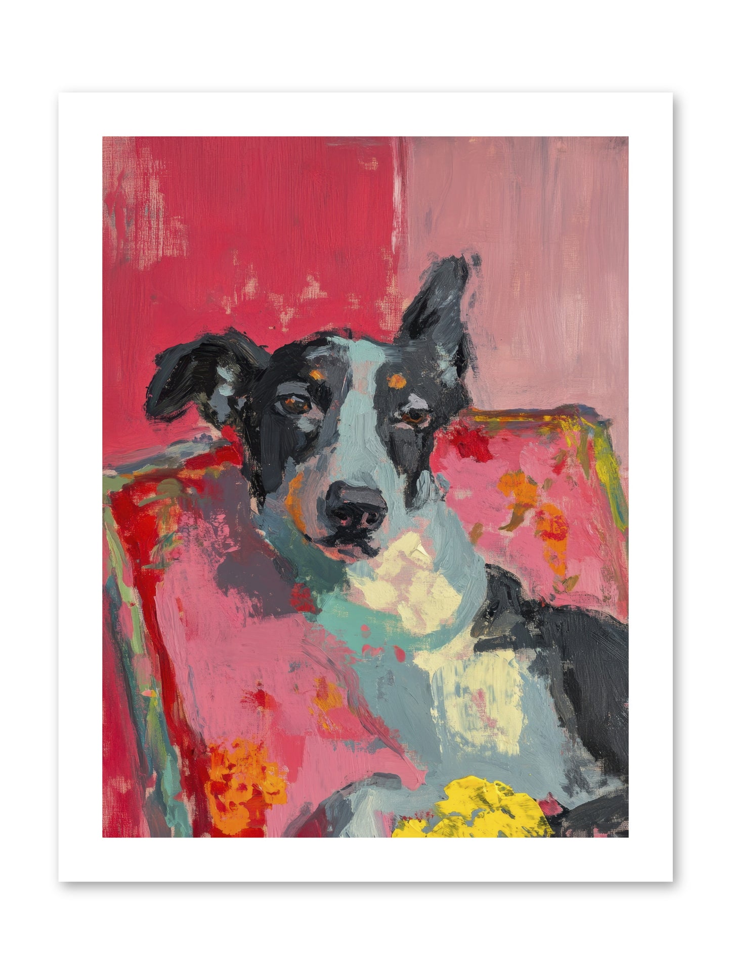 My Forever Buddy -- Loose Canvas Print 12x16