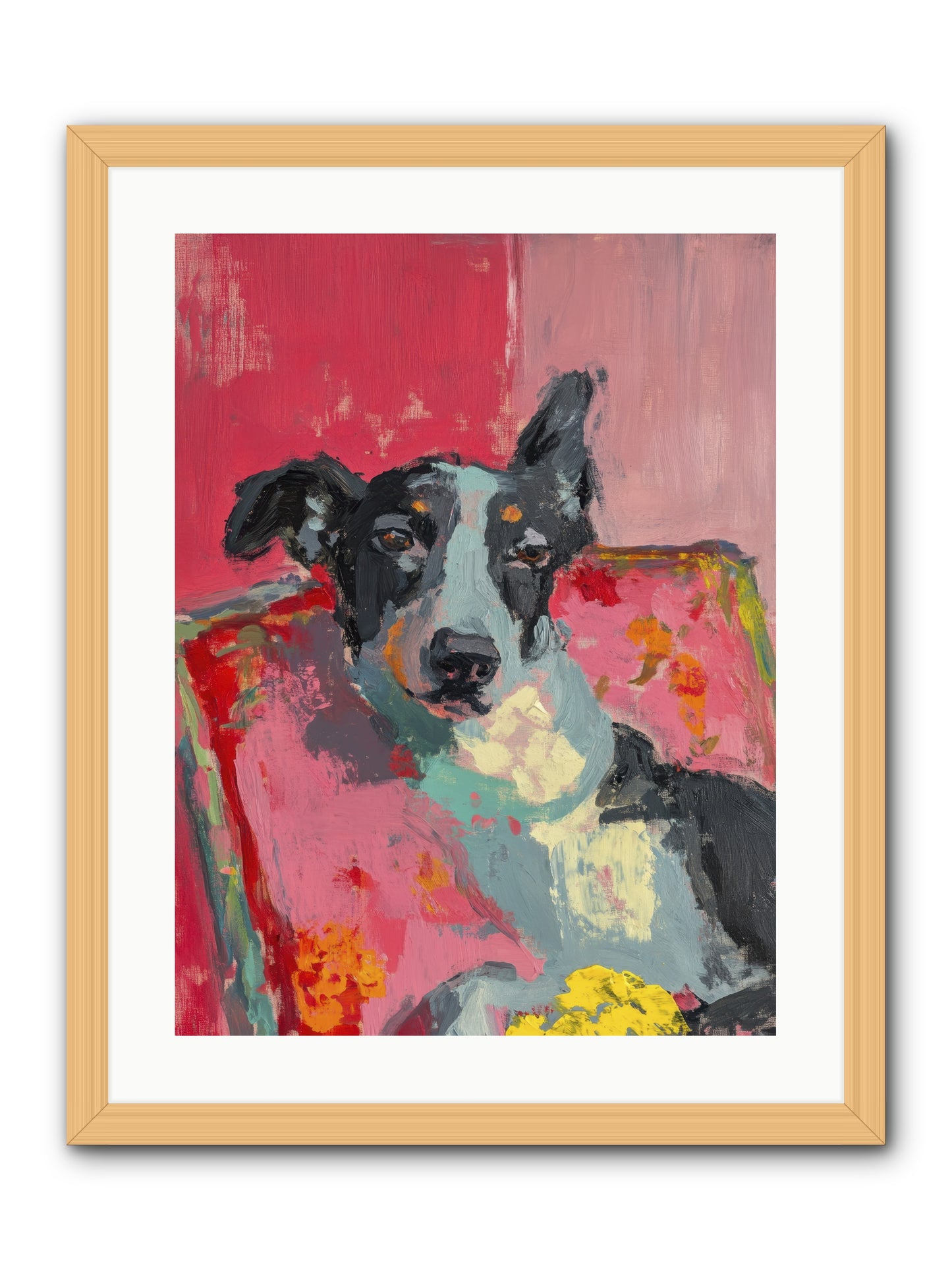 My Forever Buddy -- Framed Print - Natural 18x24