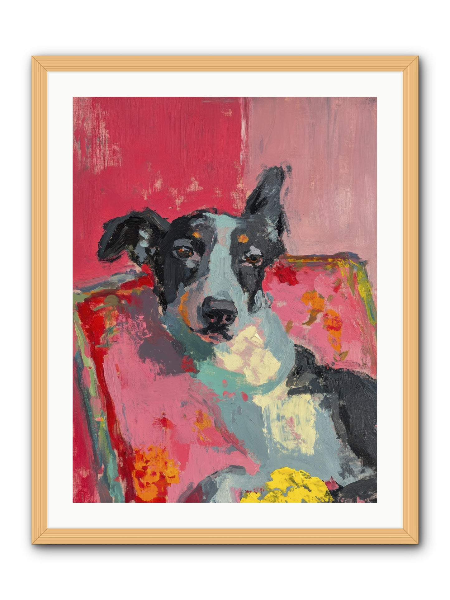 My Forever Buddy -- Framed Print - Natural 24x32