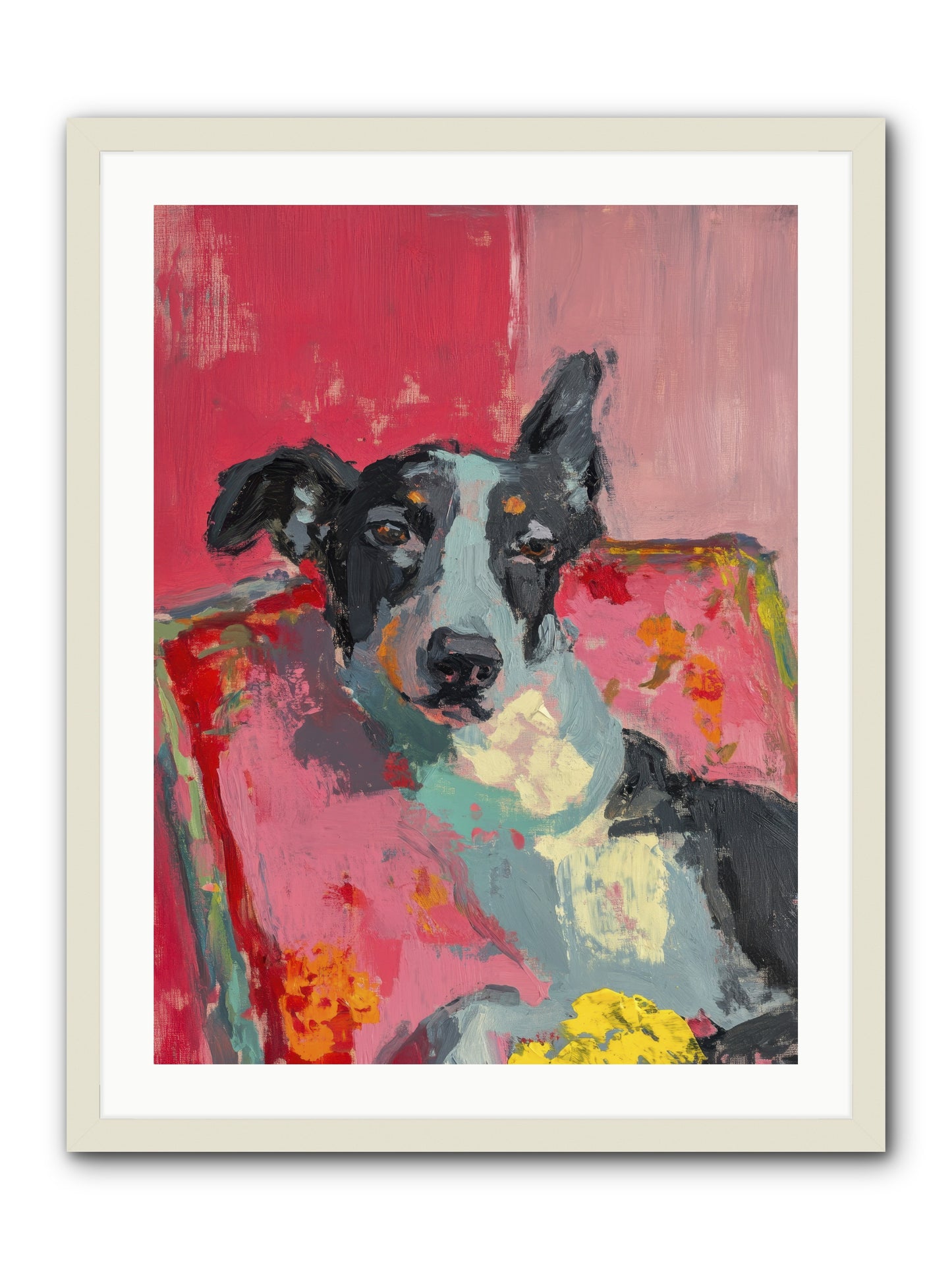 My Forever Buddy -- Framed Print - White 24x32